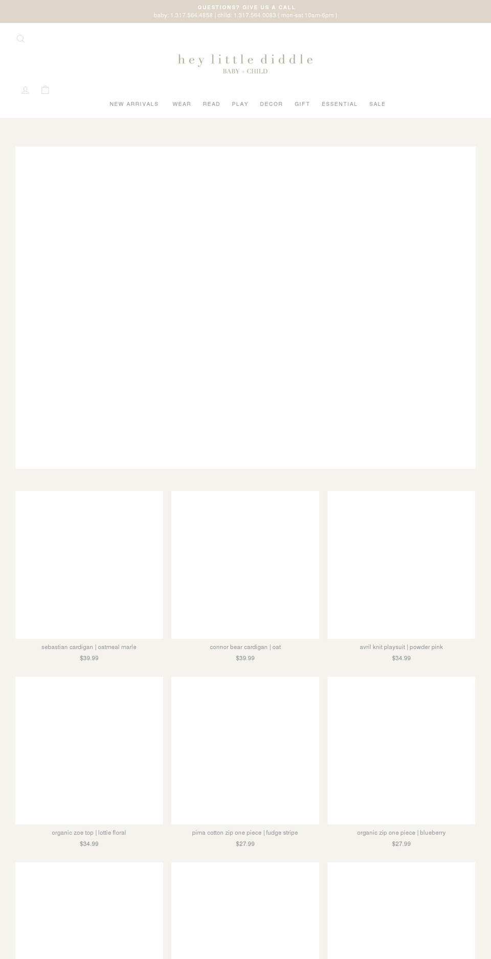heylittlediddle.com shopify website screenshot