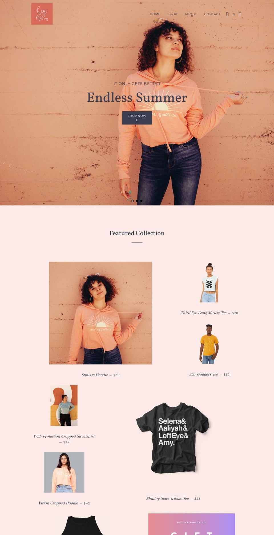 heymagoods.co shopify website screenshot