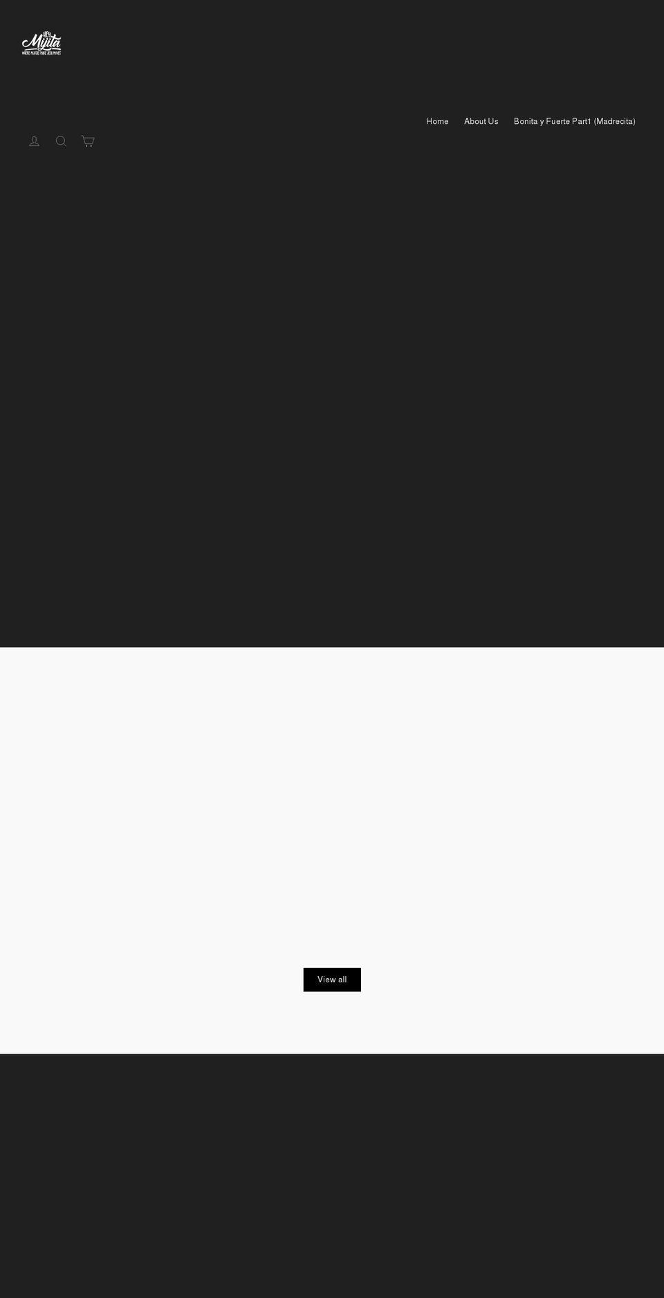 heymijita.com shopify website screenshot
