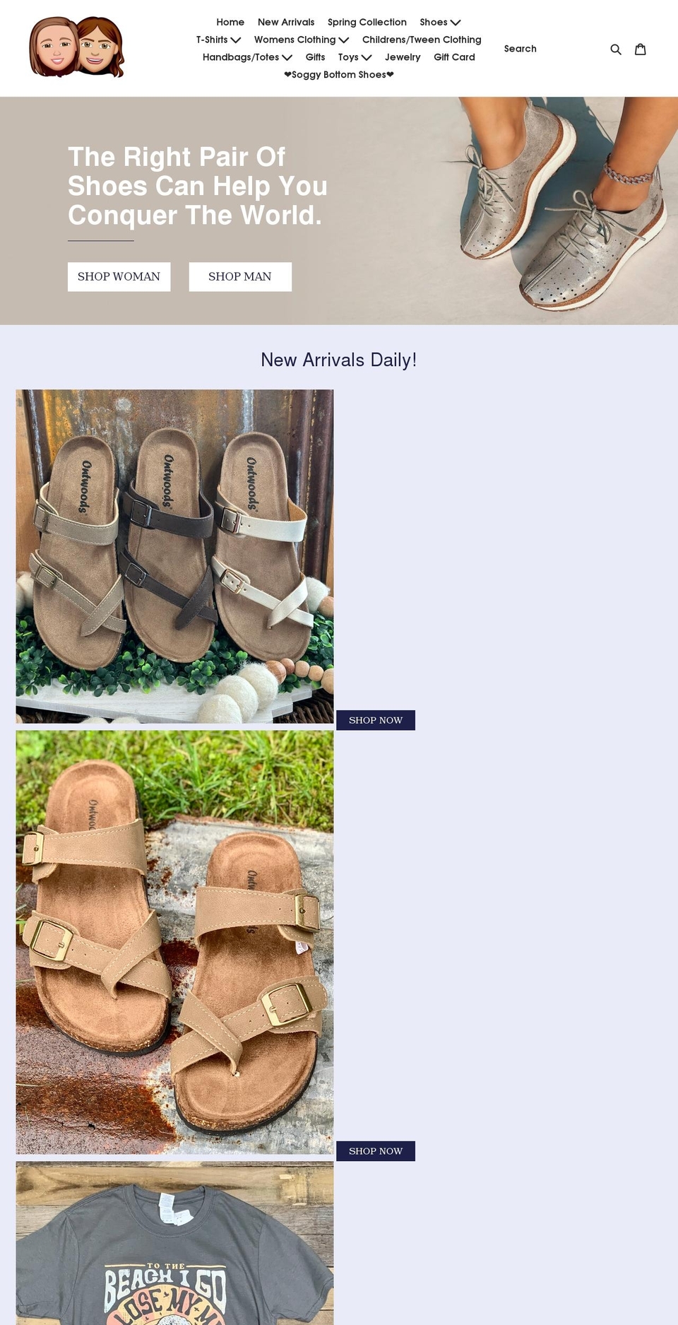 heysolesisters.com — Shopify storefront screenshot