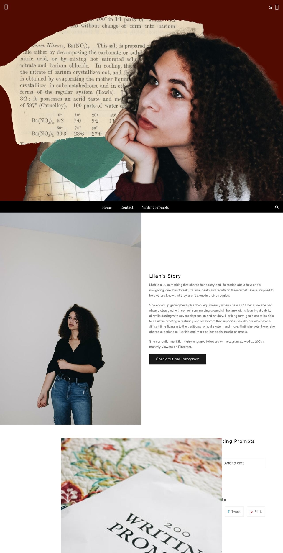 heythereitslilah.com shopify website screenshot