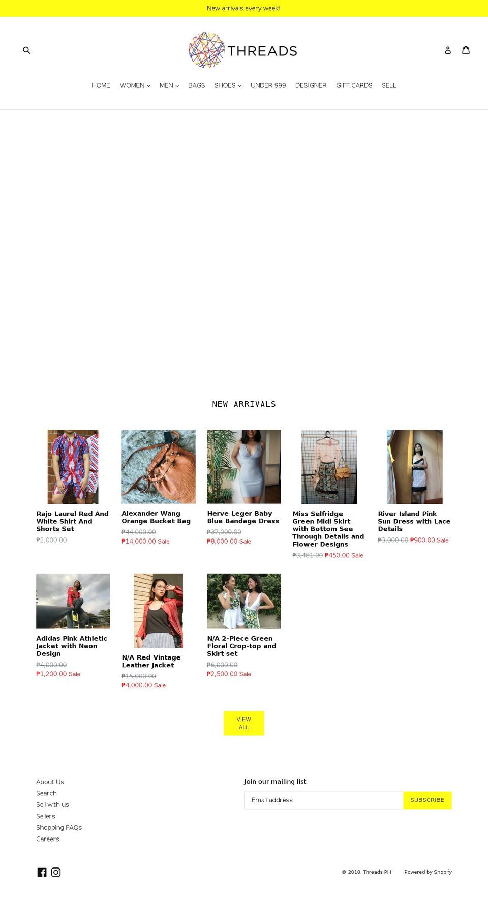 heythreads.com — Shopify storefront screenshot