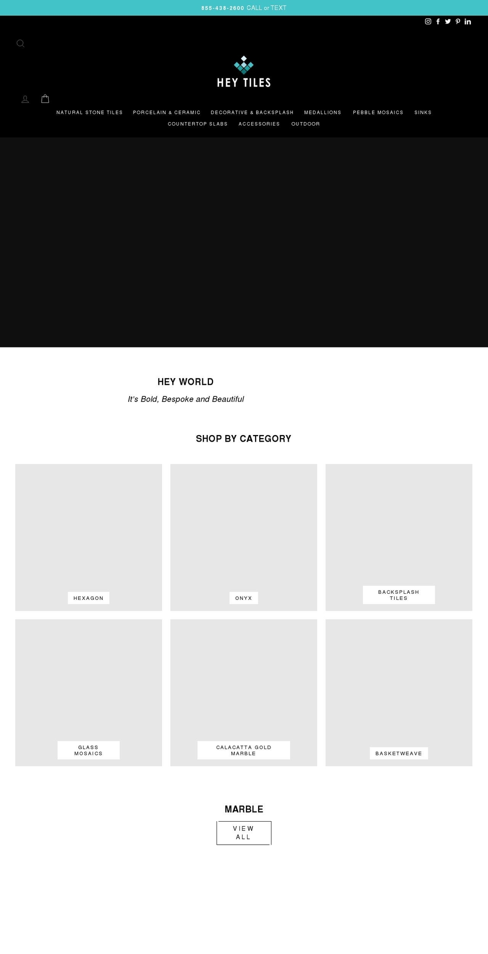 heytiles.com shopify website screenshot