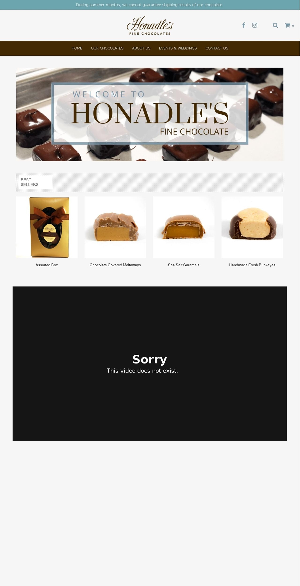 hfinecandy.com — Shopify storefront screenshot