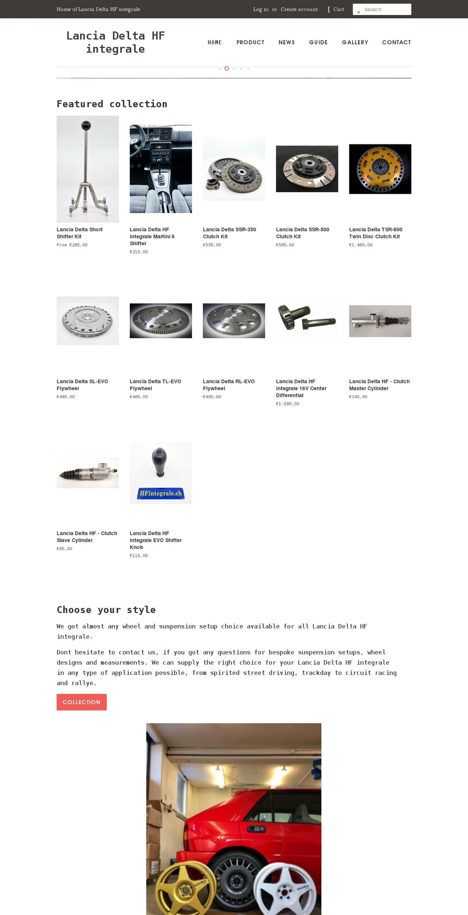 hfintegrale.ch shopify website screenshot