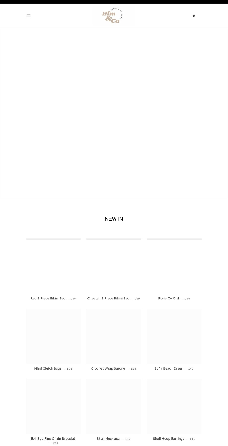 hfmandco.co.uk shopify website screenshot