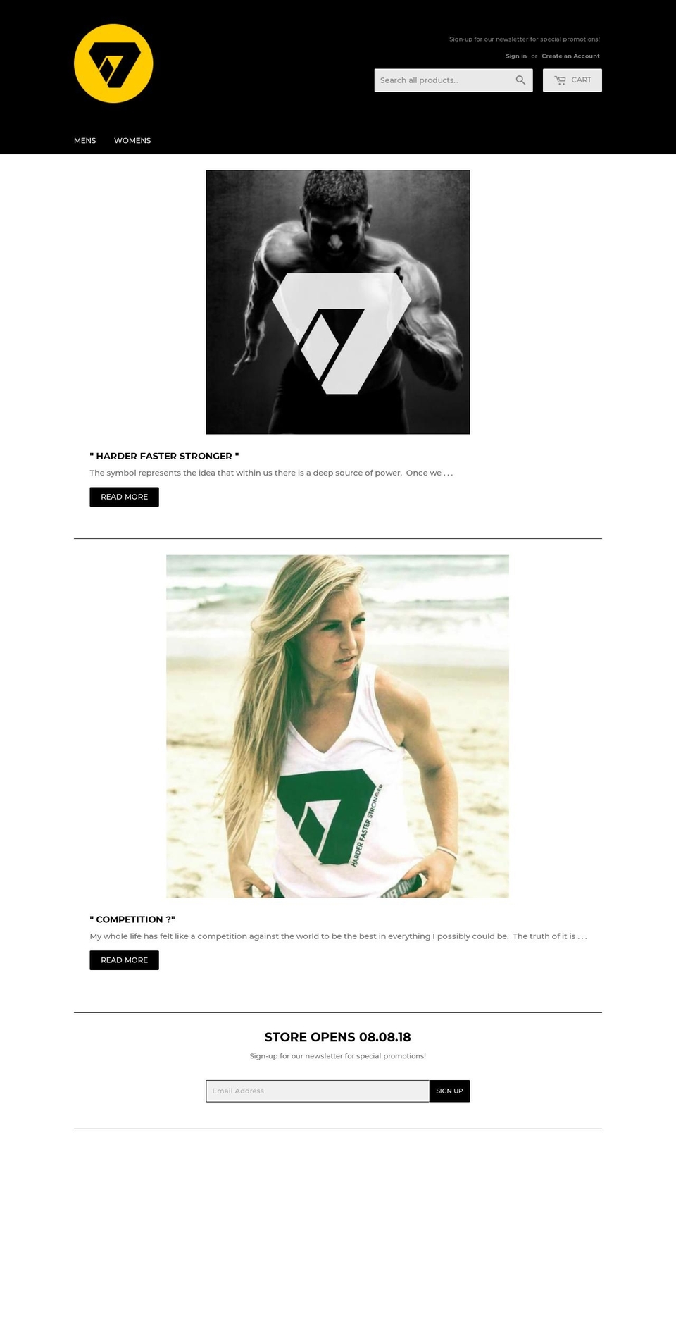 hfslife.com — Shopify storefront screenshot