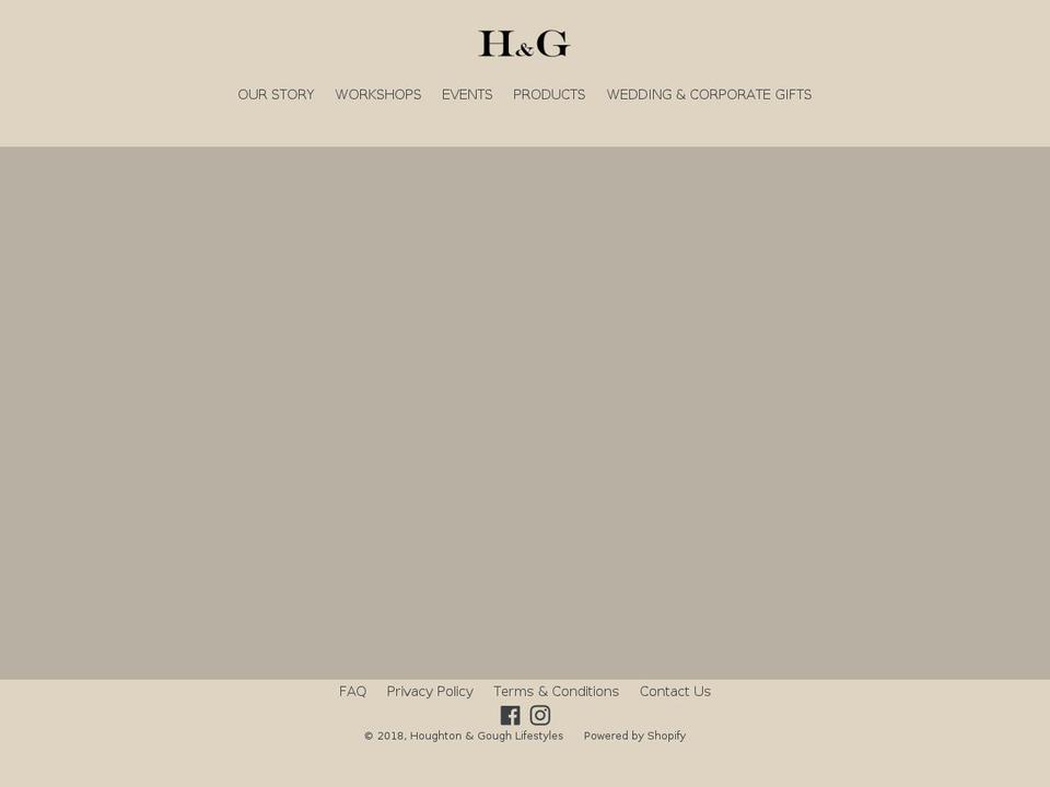 hglifestyles.com — Shopify storefront screenshot