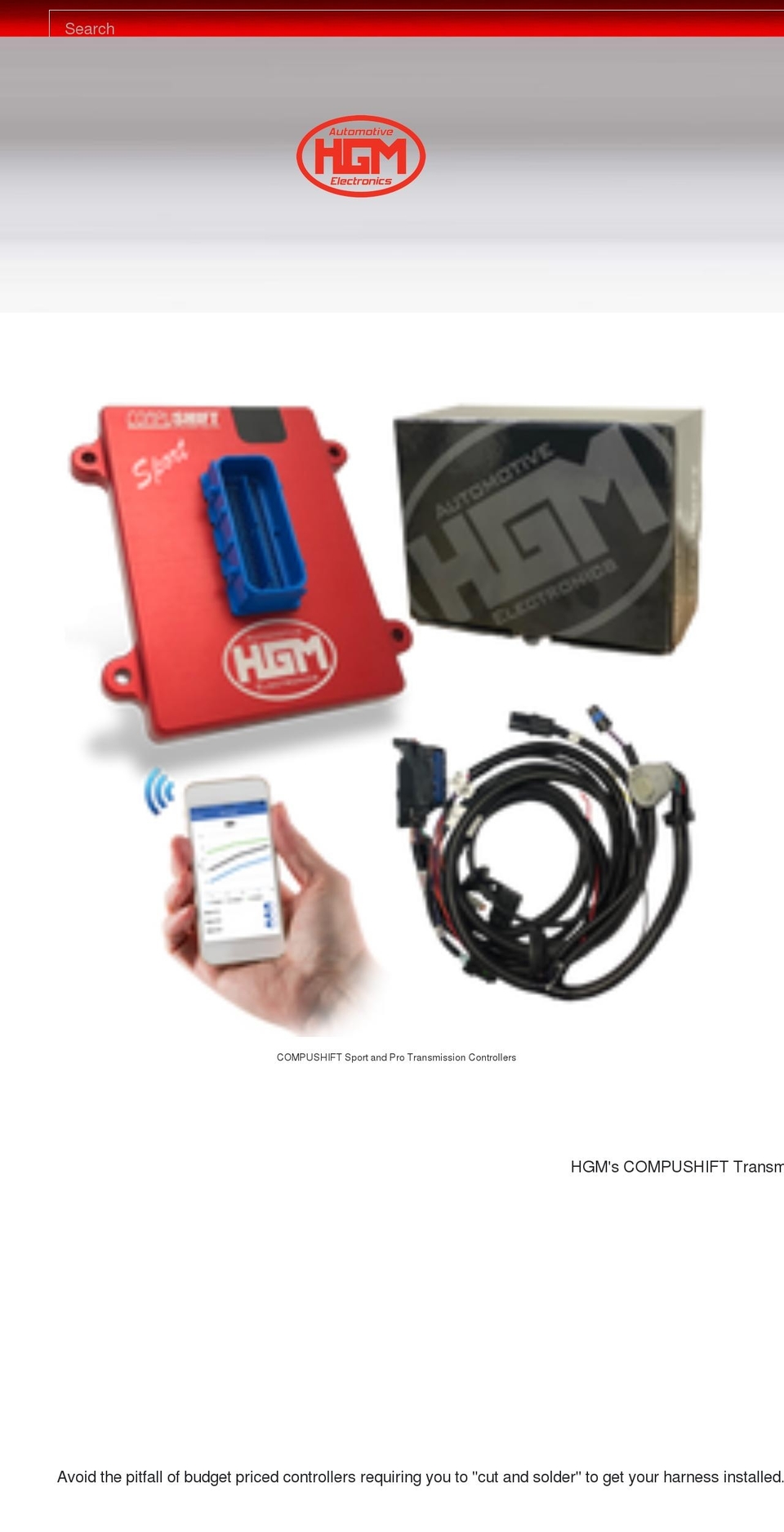 hgmelectronics.com shopify website screenshot