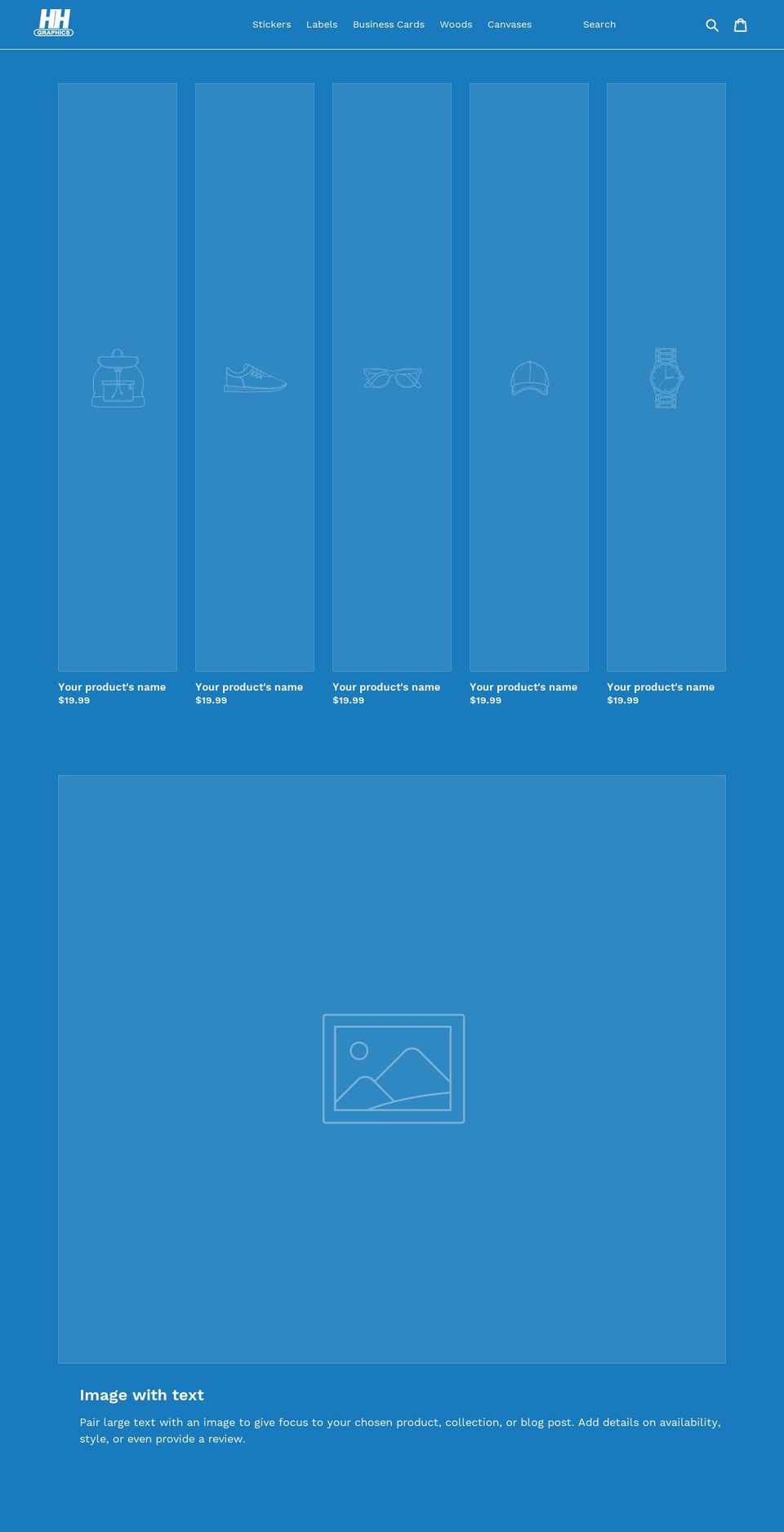 hh-graphics.com — Shopify storefront screenshot