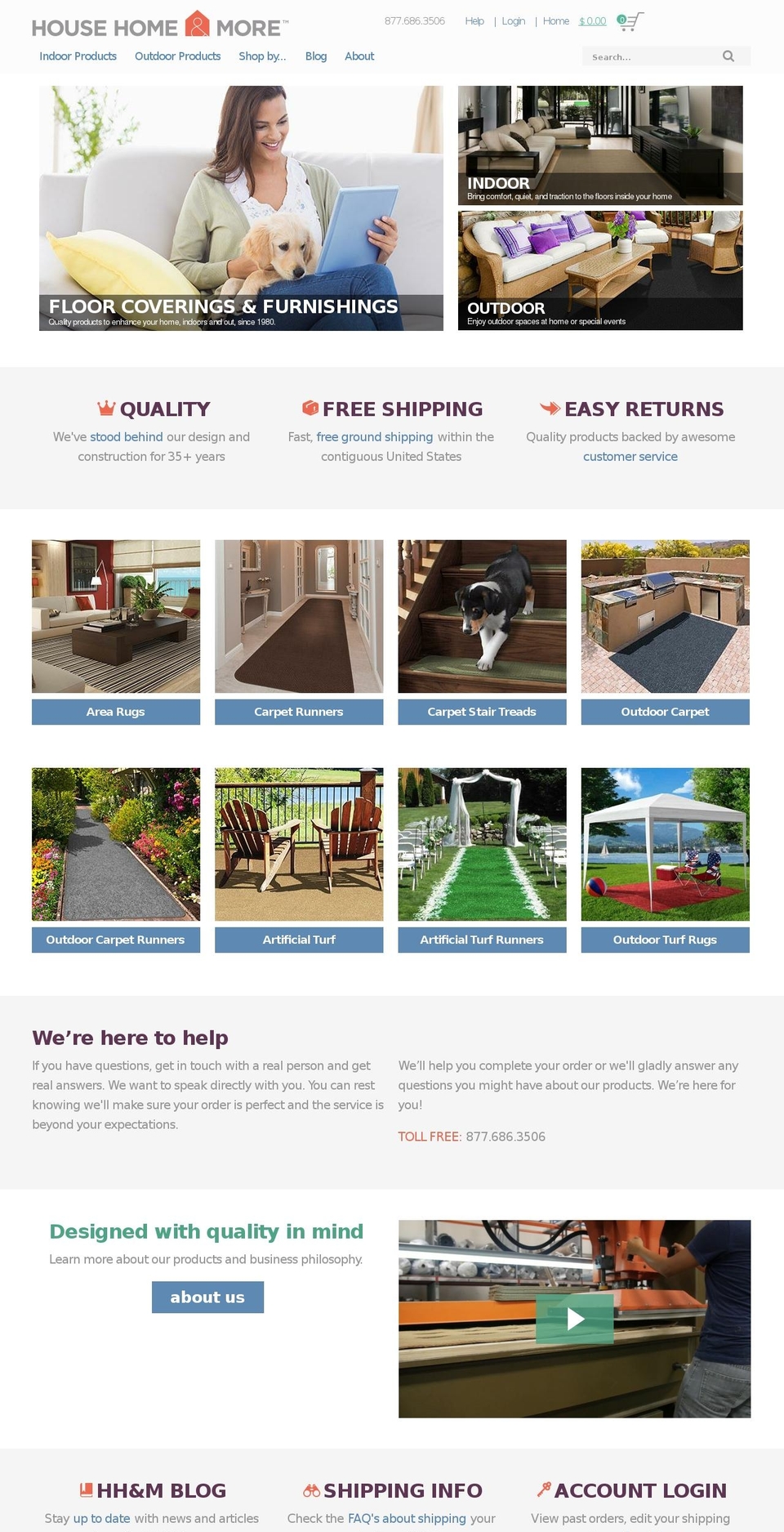 hhandm.com — Shopify storefront screenshot