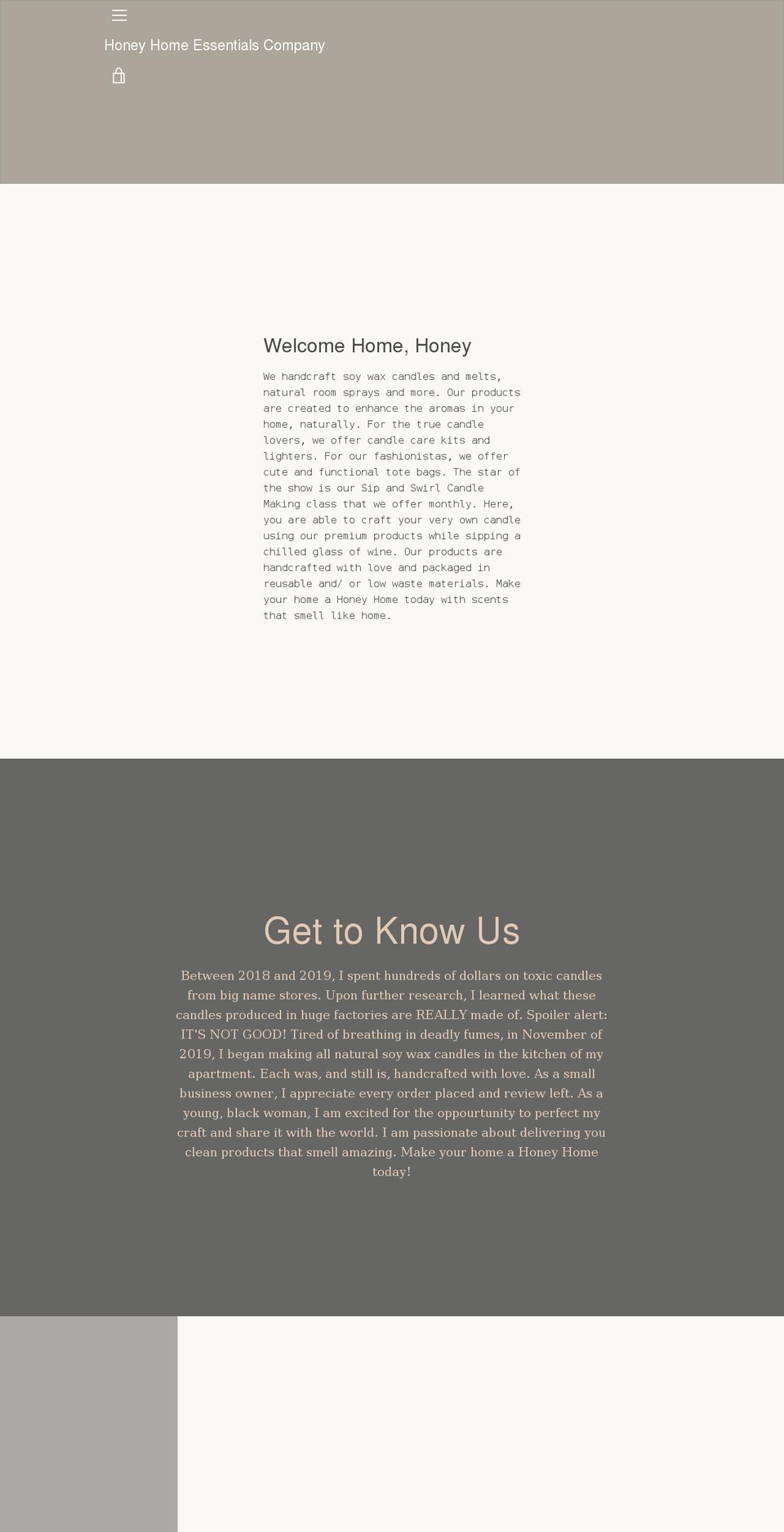 hhessentialsco.com shopify website screenshot