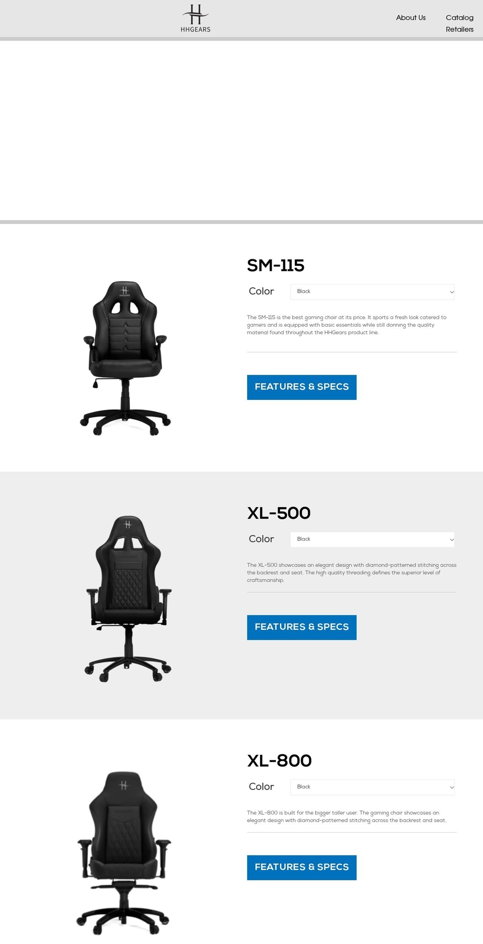 hhgears.com — Shopify storefront screenshot