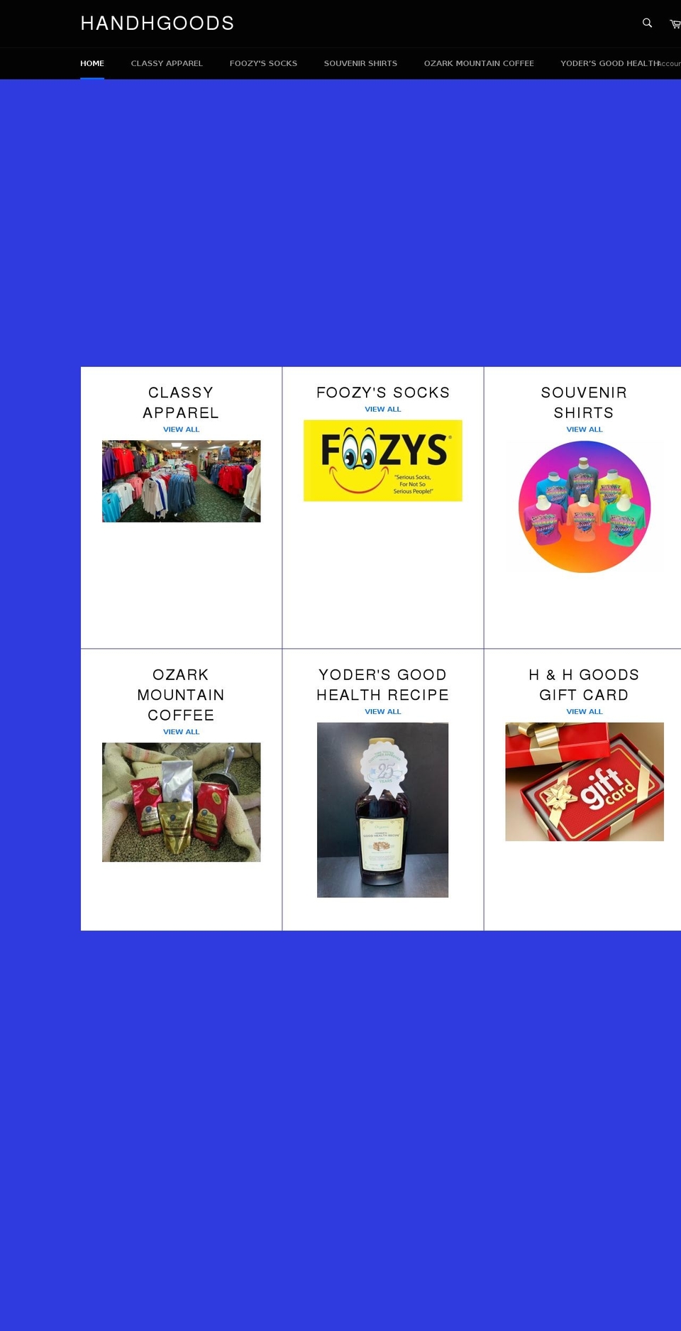 hhgoods.com shopify website screenshot