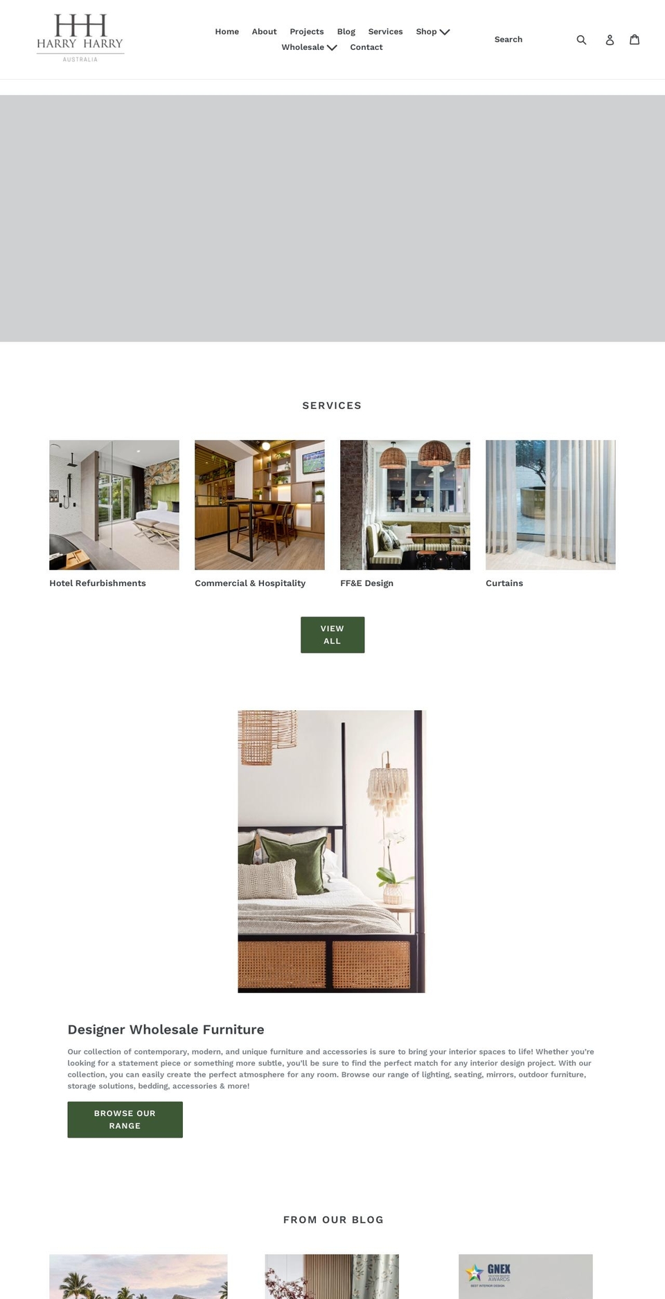 hhhaustralia.com.au shopify website screenshot