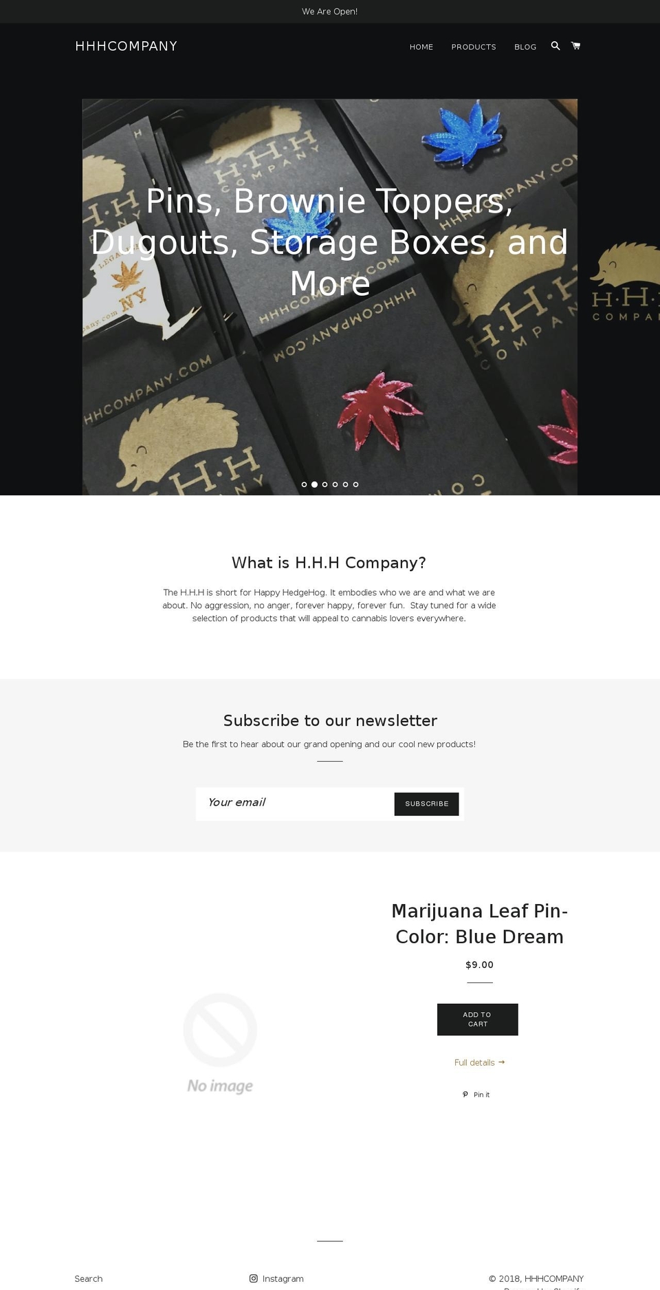 hhhcompany.com — Shopify storefront screenshot