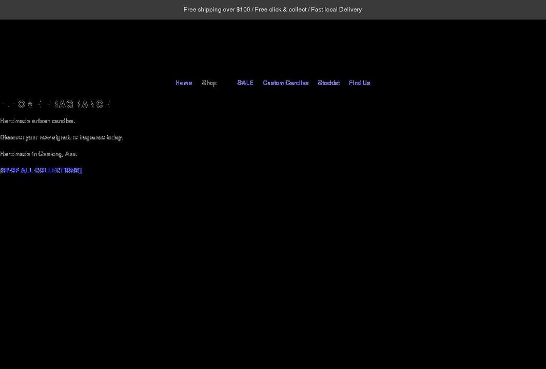hhomefragrance.com shopify website screenshot