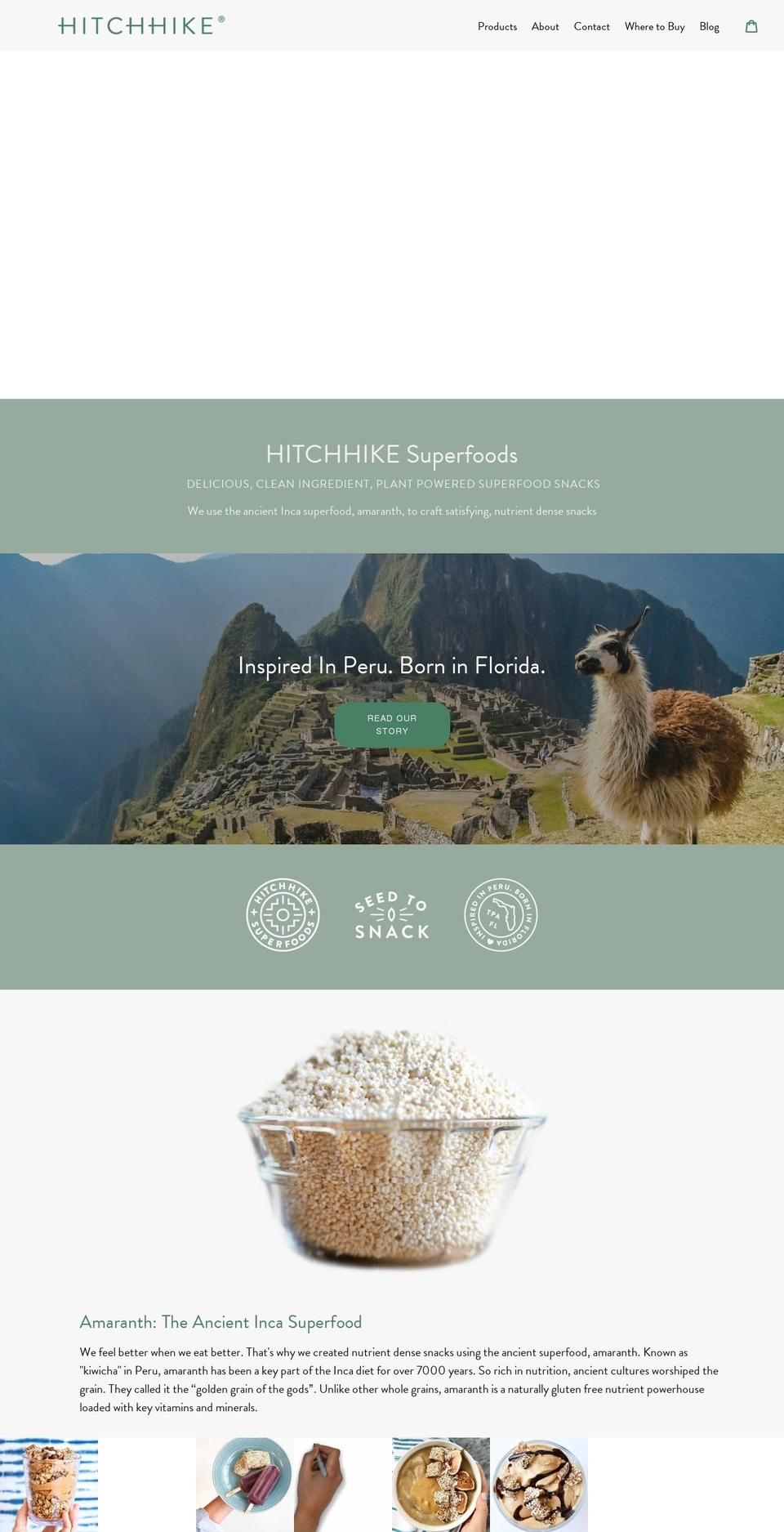 hhsnacks.com — Shopify storefront screenshot