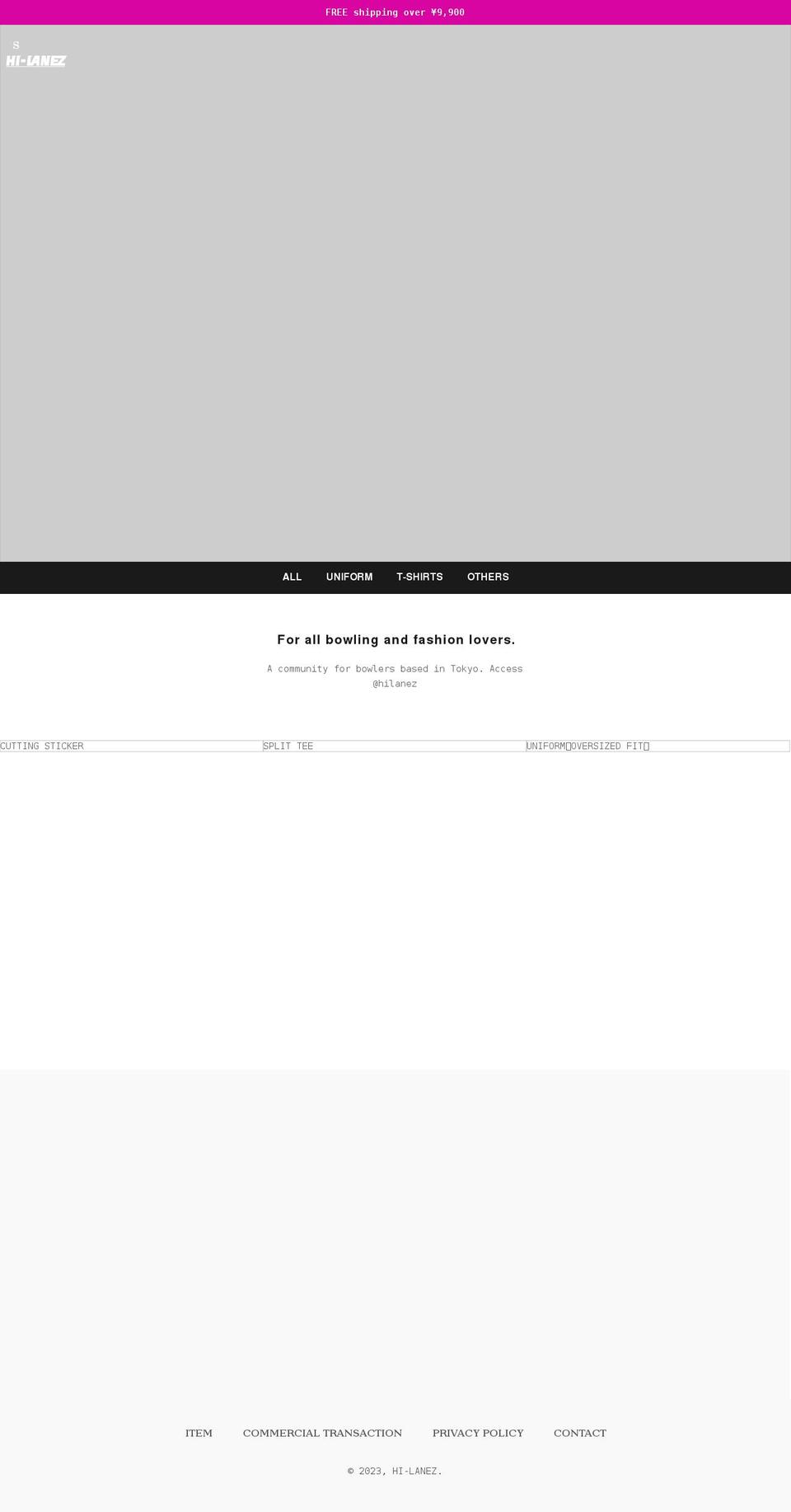 hi-lanez.com shopify website screenshot