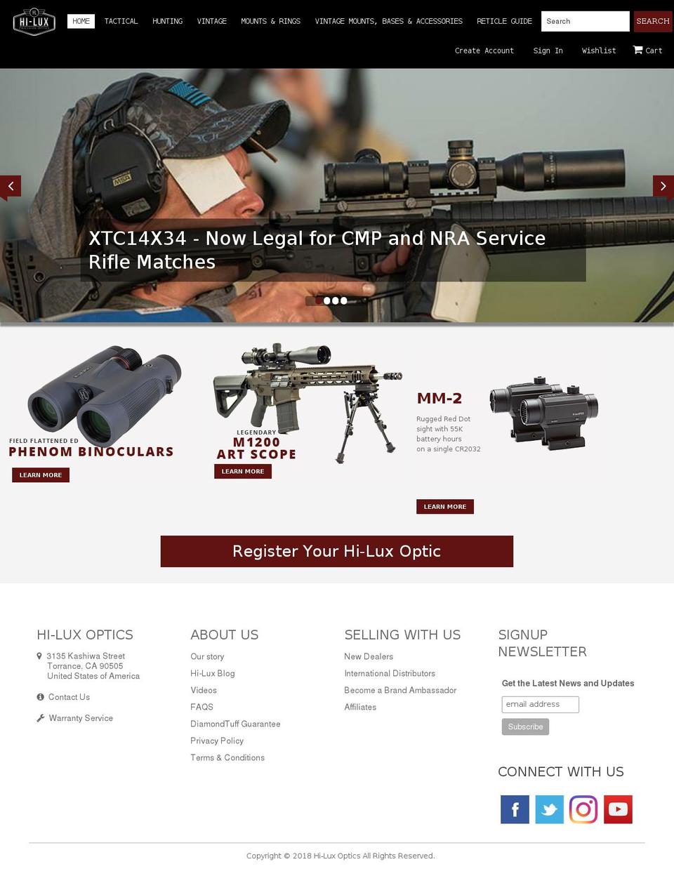 hi-lux.net shopify website screenshot