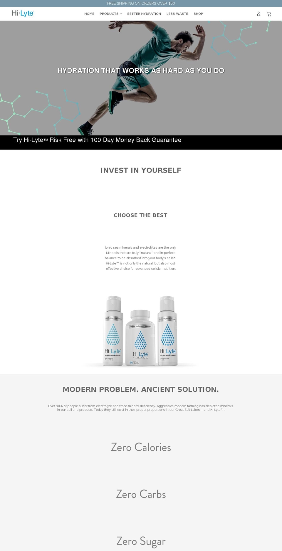 hi-lyte.com shopify website screenshot