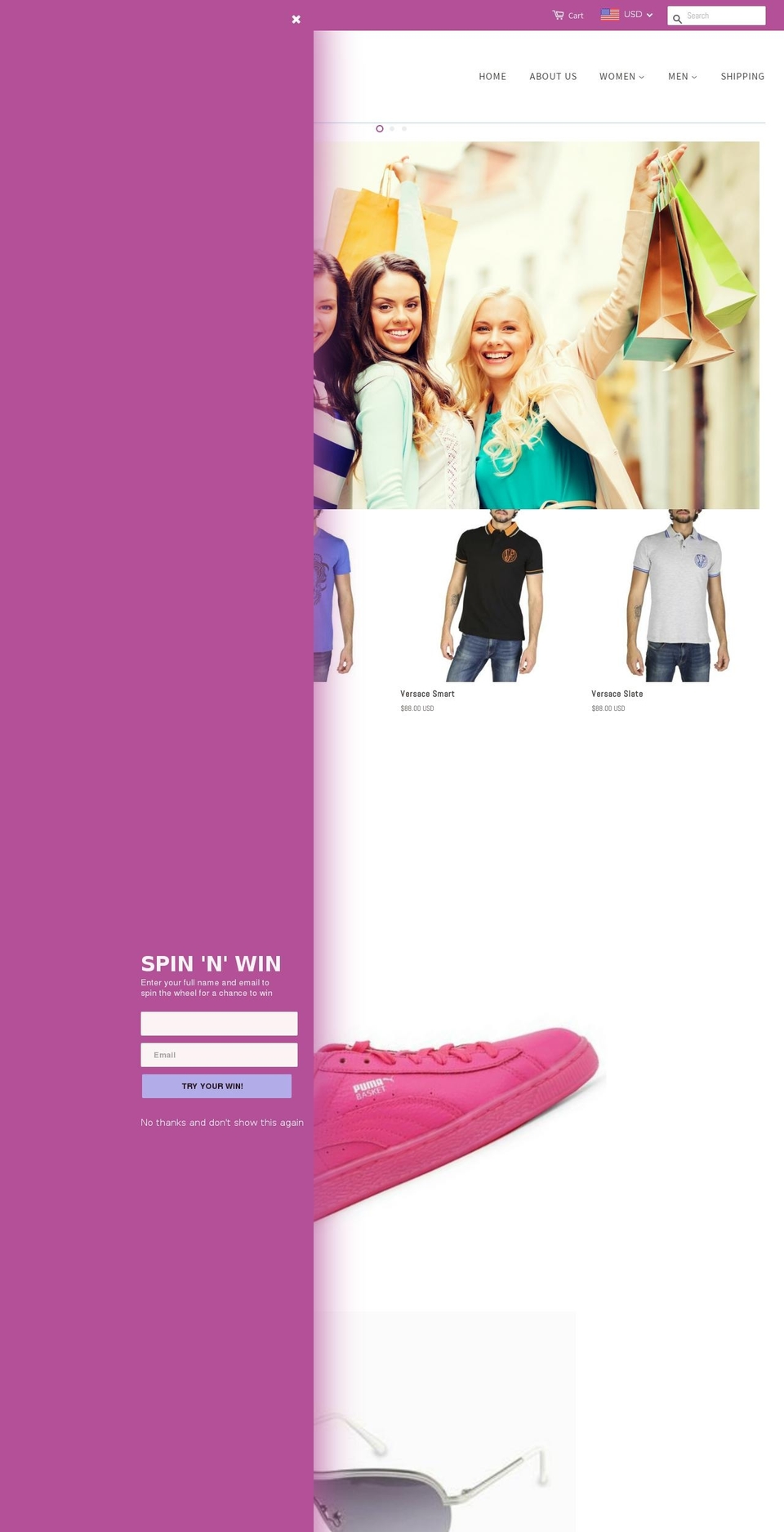 hibuybye.com — Shopify storefront screenshot