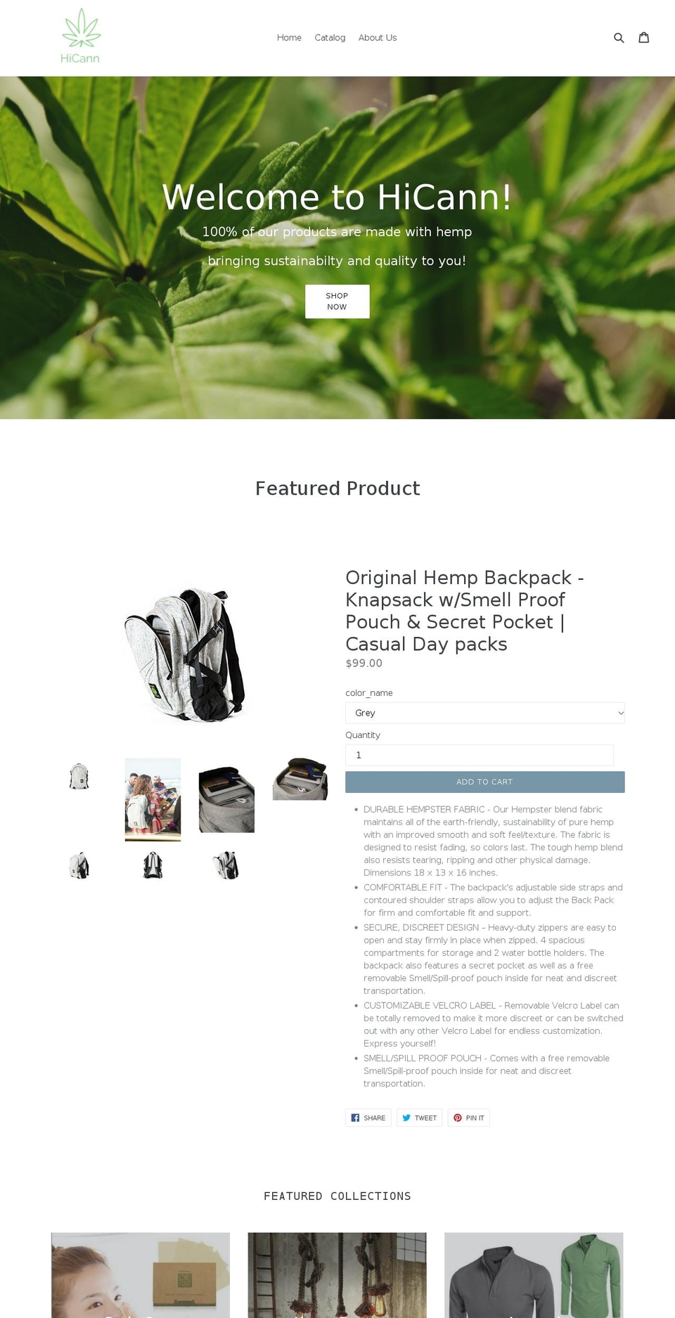 hicann.com — Shopify storefront screenshot