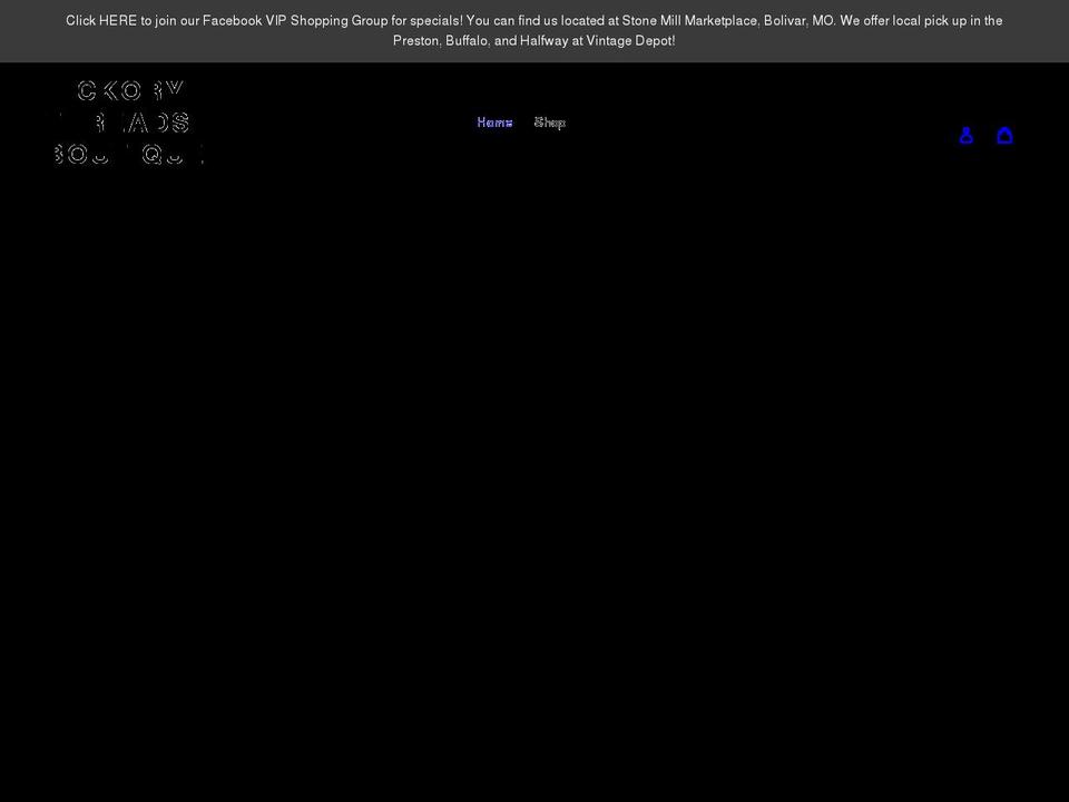 hickorythreads.com shopify website screenshot