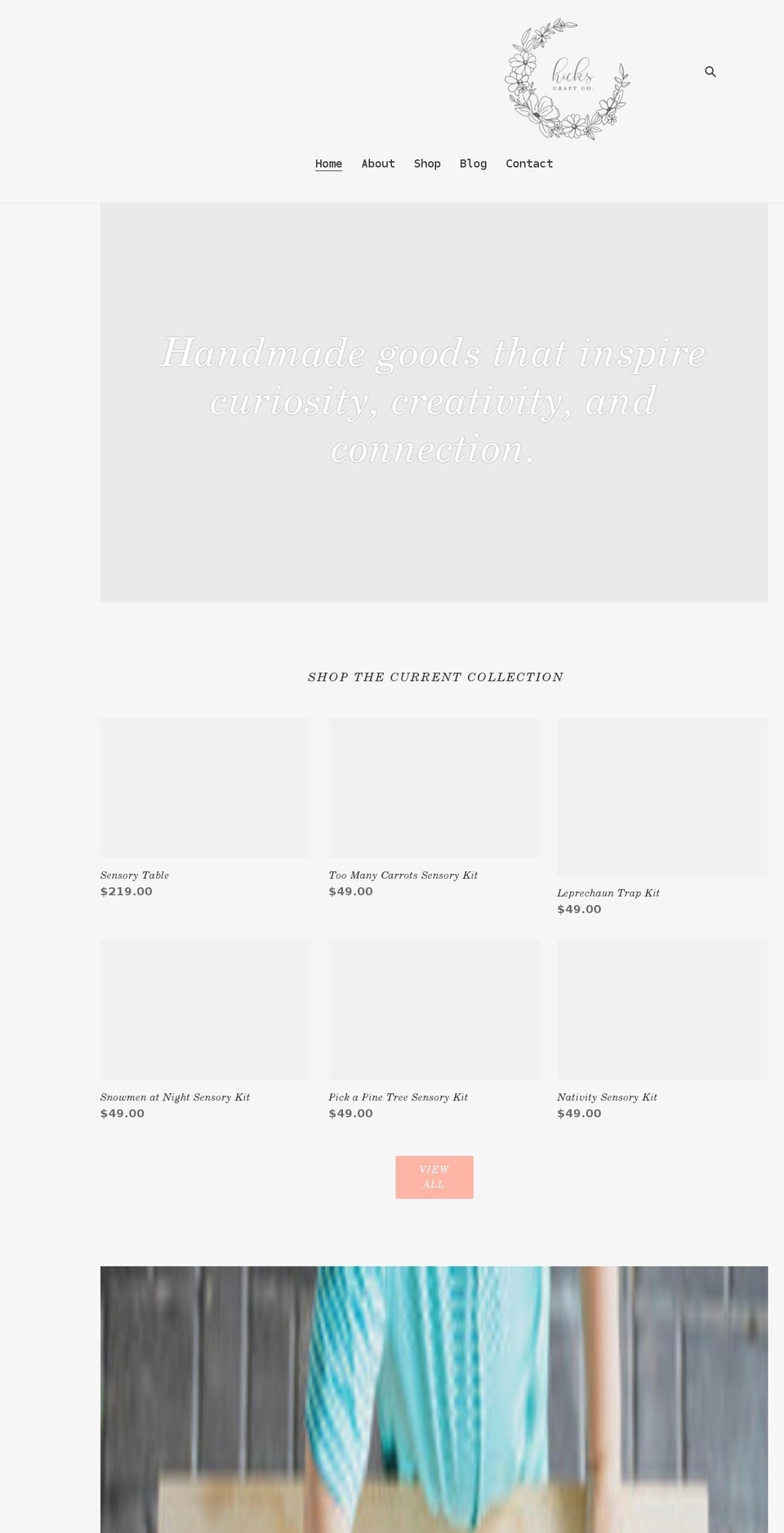 hickscraftco.com shopify website screenshot
