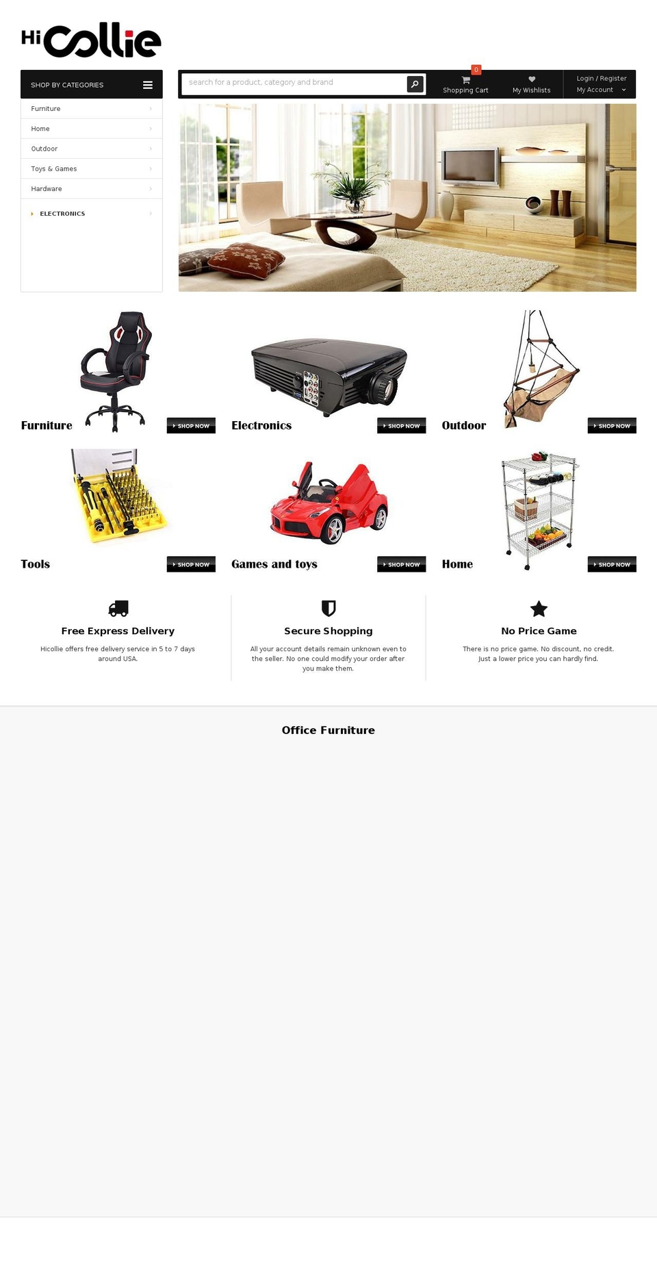 hicollie.com shopify website screenshot