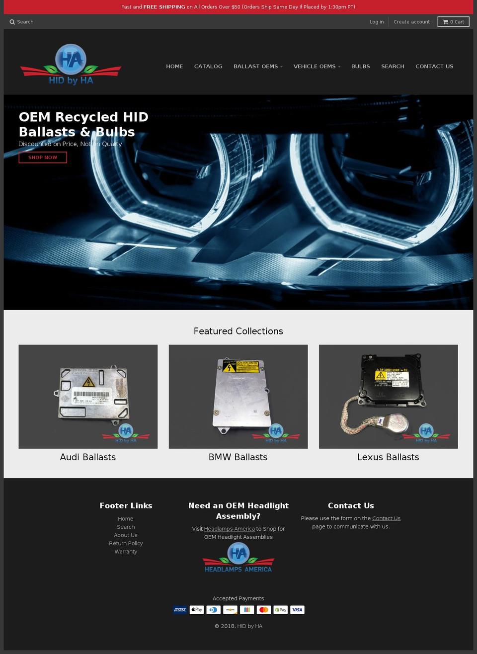 hidbyha.com — Shopify storefront screenshot