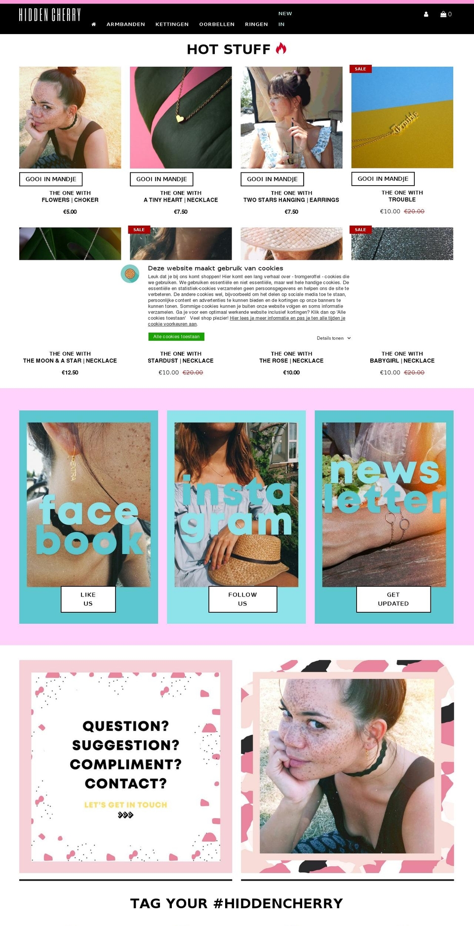 hiddencherry.com — Shopify storefront screenshot