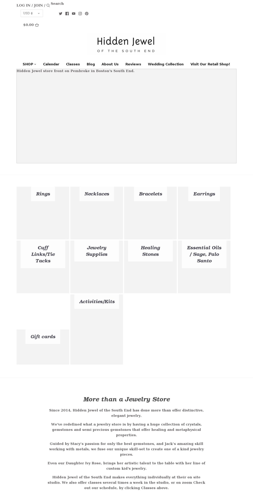 hiddenjewelse.com shopify website screenshot