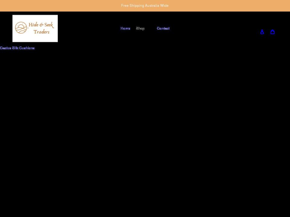 hideandseektraders.com shopify website screenshot
