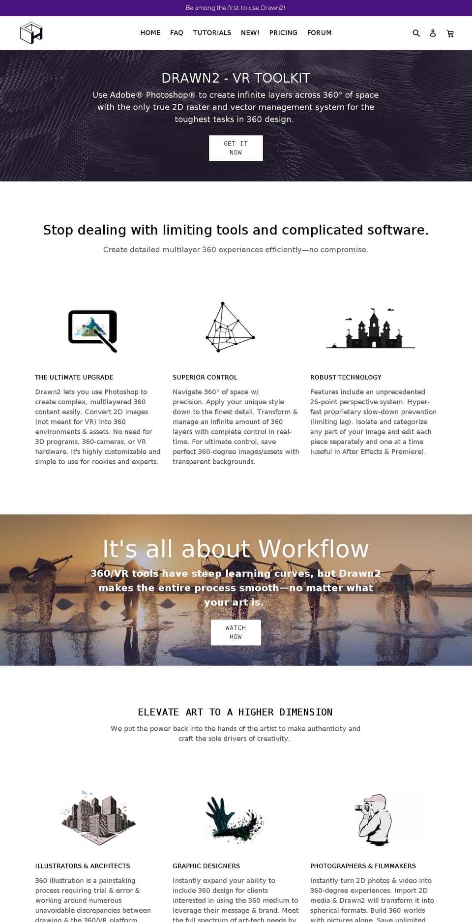 hieroglyphvr.com — Shopify storefront screenshot