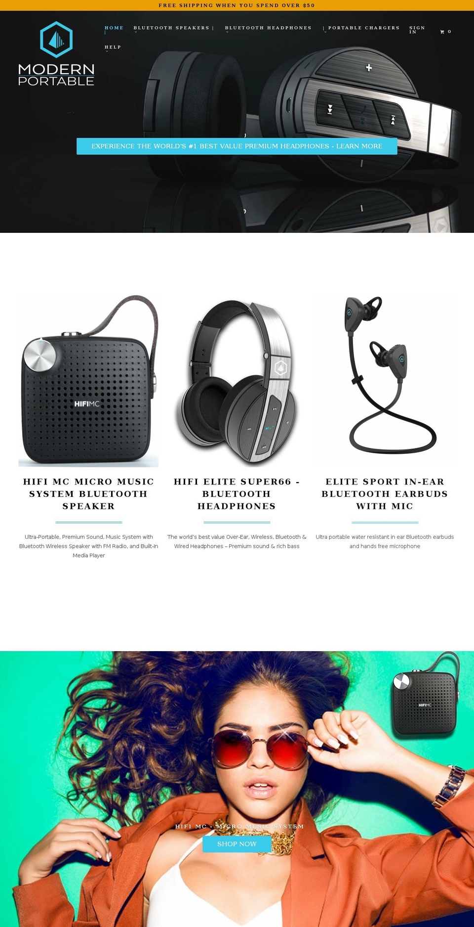 Latest Parallax Theme Shopify theme site example hifimc.com