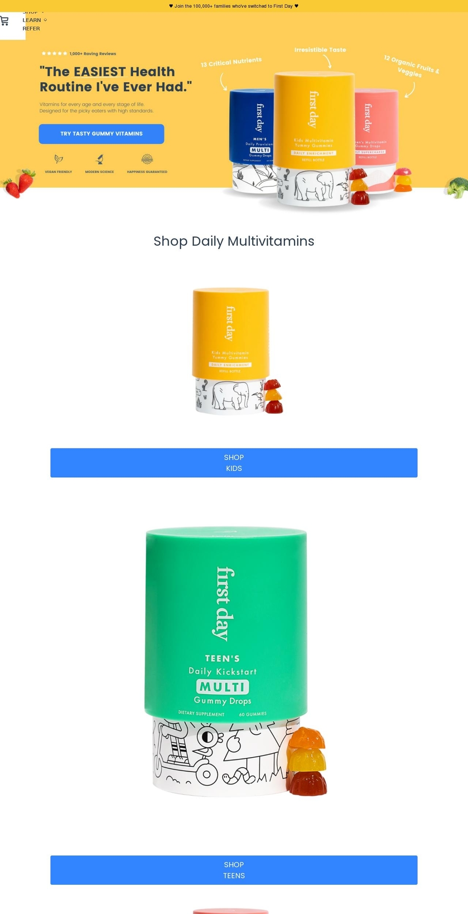 hifirstday.com shopify website screenshot