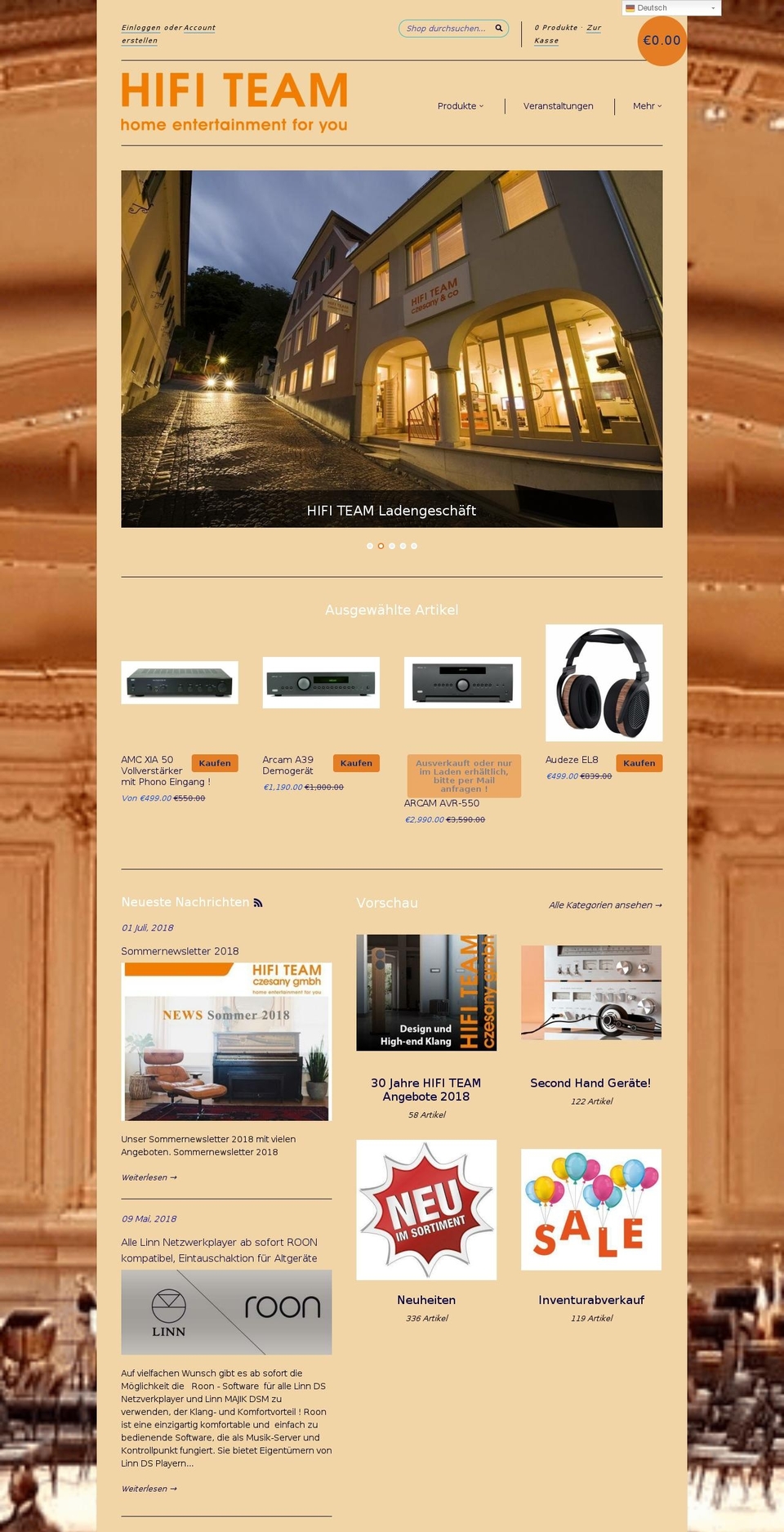 hifiteamshop.com shopify website screenshot