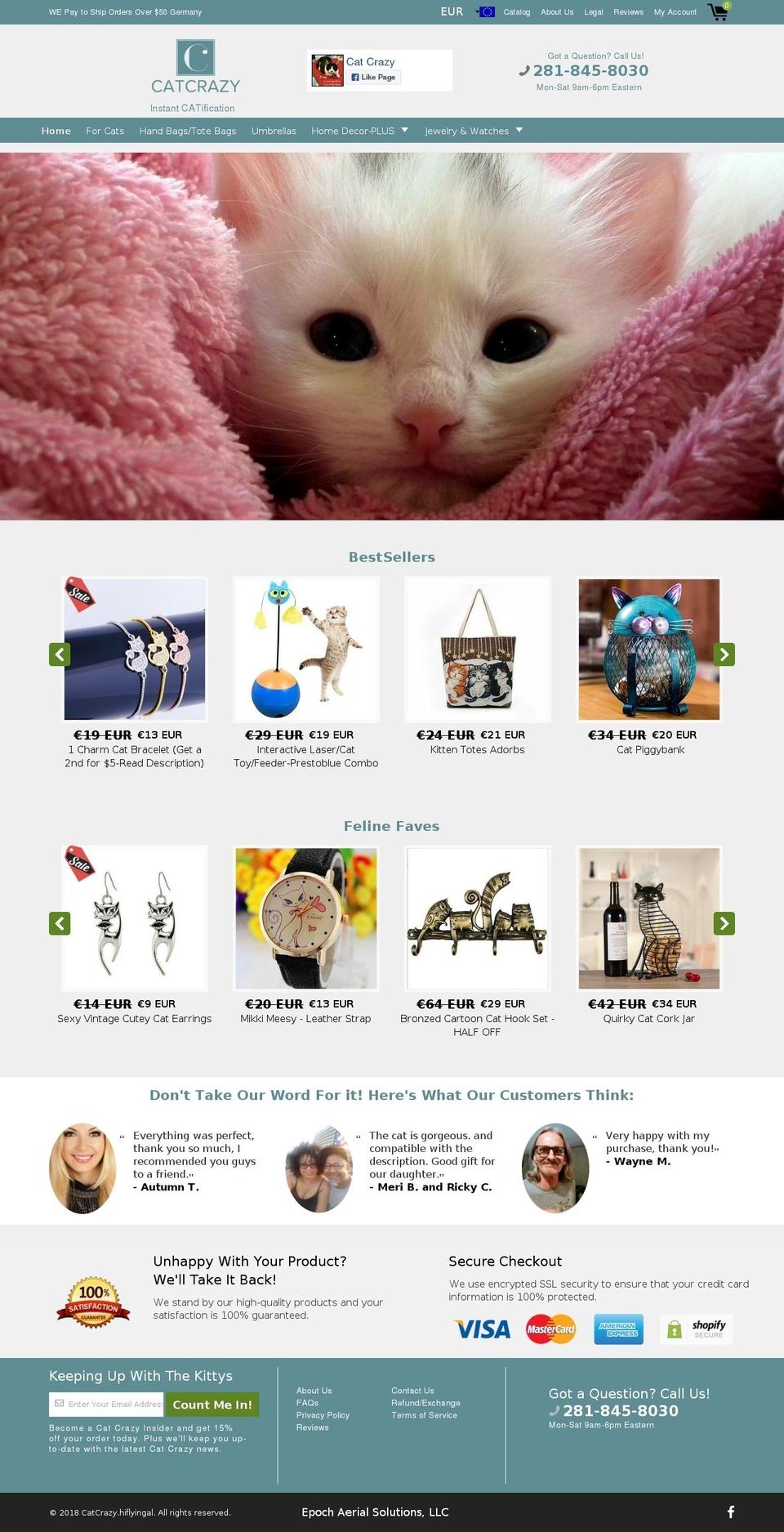 hiflyingal.com — Shopify storefront screenshot
