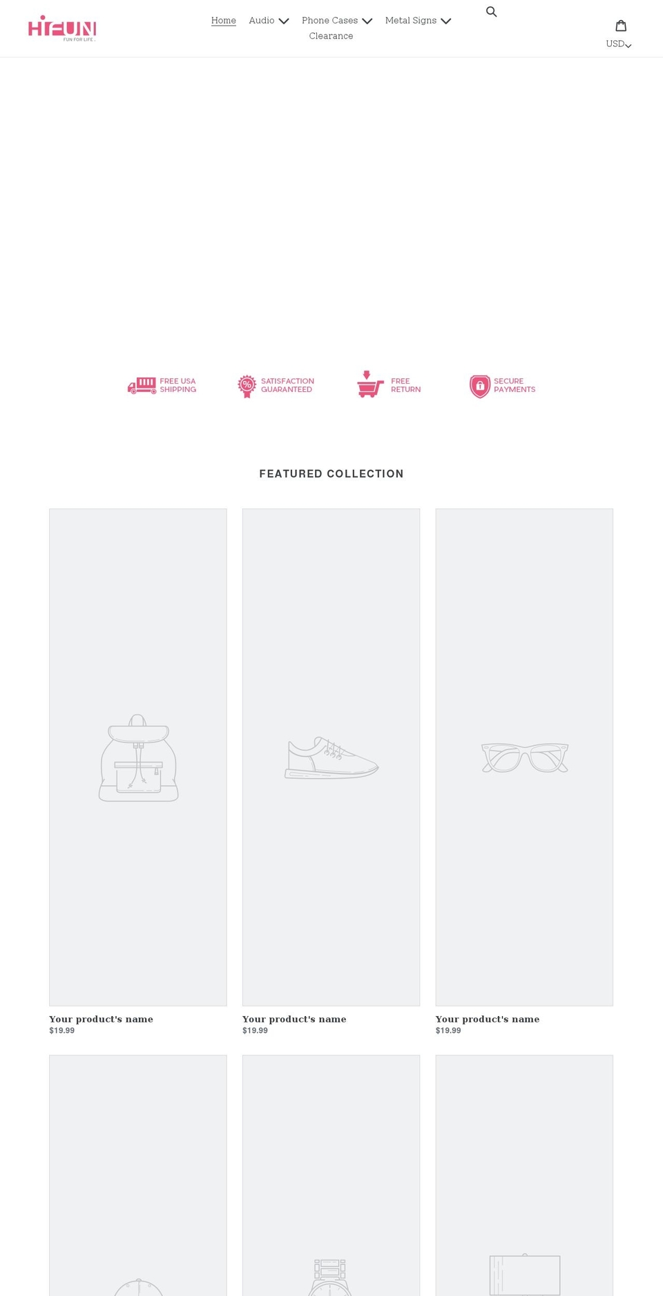 hifundesign.com shopify website screenshot