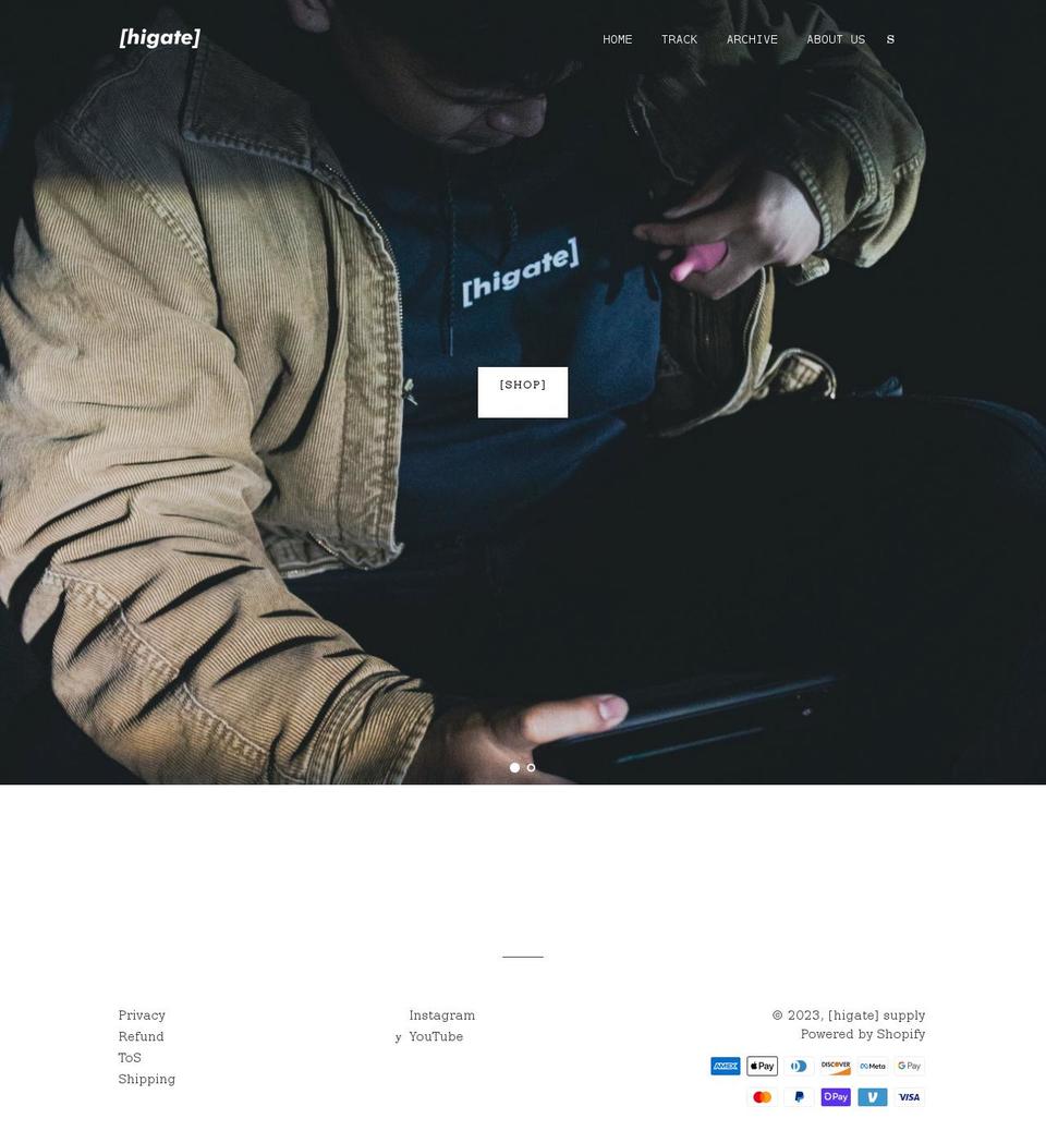 higatesupply.com shopify website screenshot