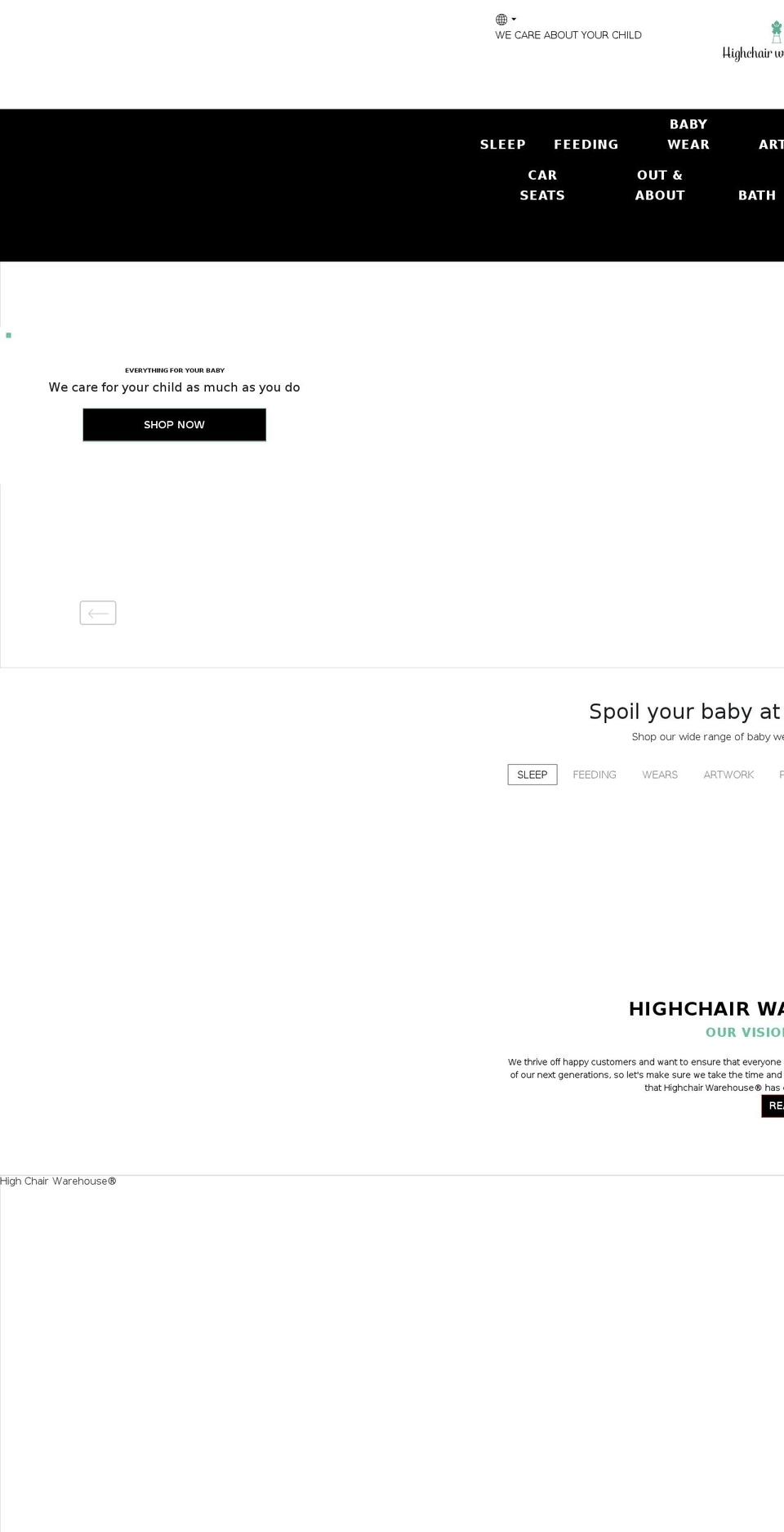 Sixfigurebrandaccelerator - free theme Shopify theme site example highchairwarehouse.com
