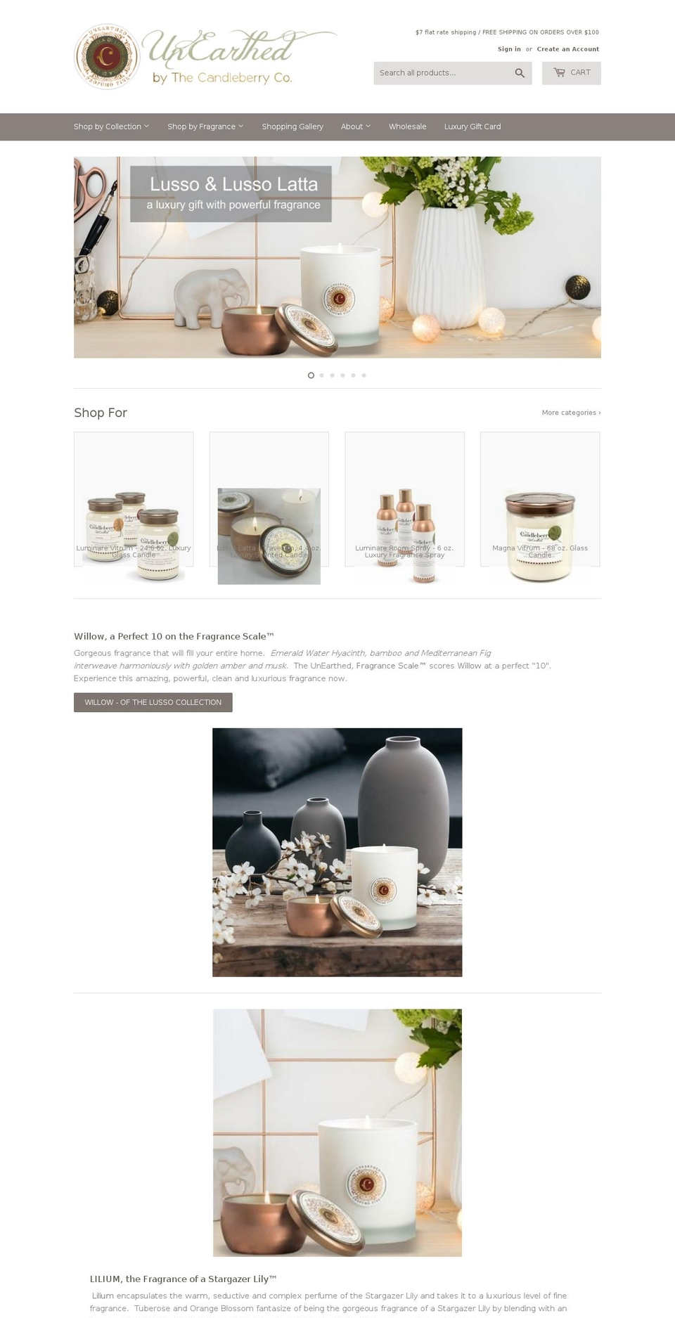 highendcandles.com — Shopify storefront screenshot