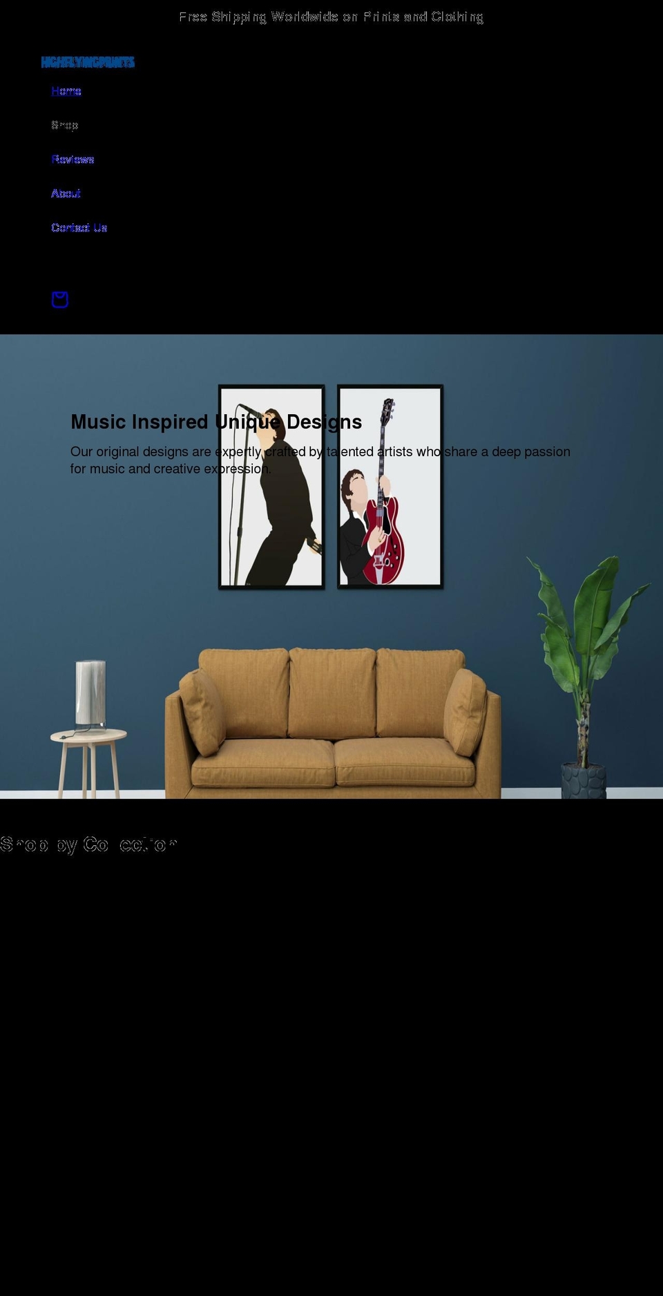 highflyingprints.com shopify website screenshot