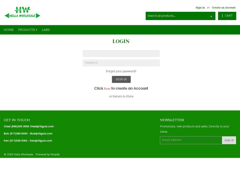 highjackd.com shopify website screenshot
