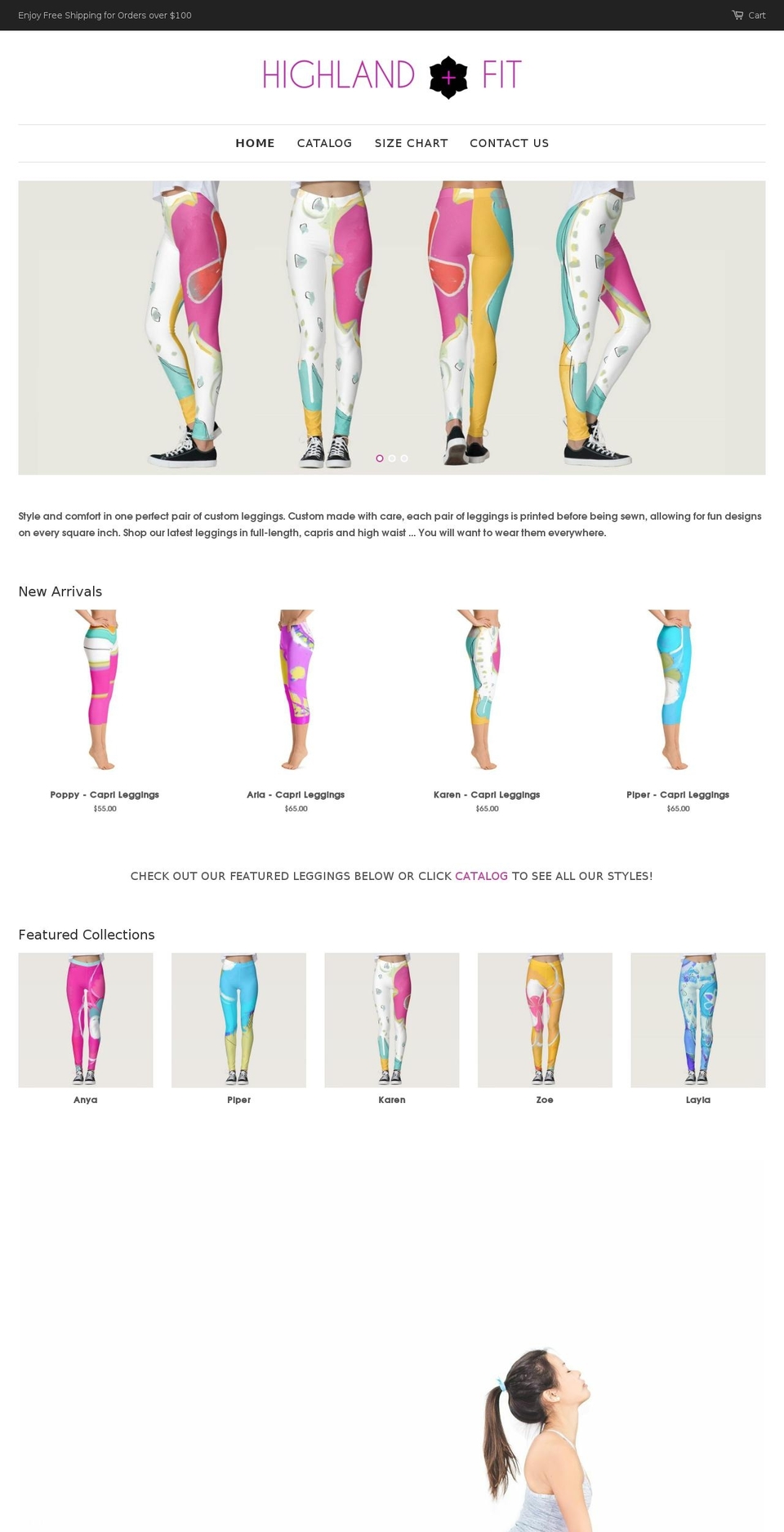 highlandfit.com — Shopify storefront screenshot