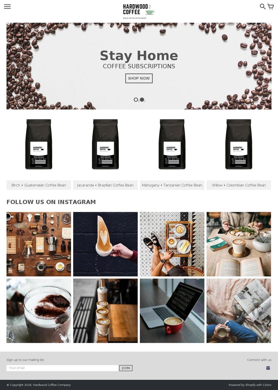 highlandssupplycompany.com — Shopify storefront screenshot