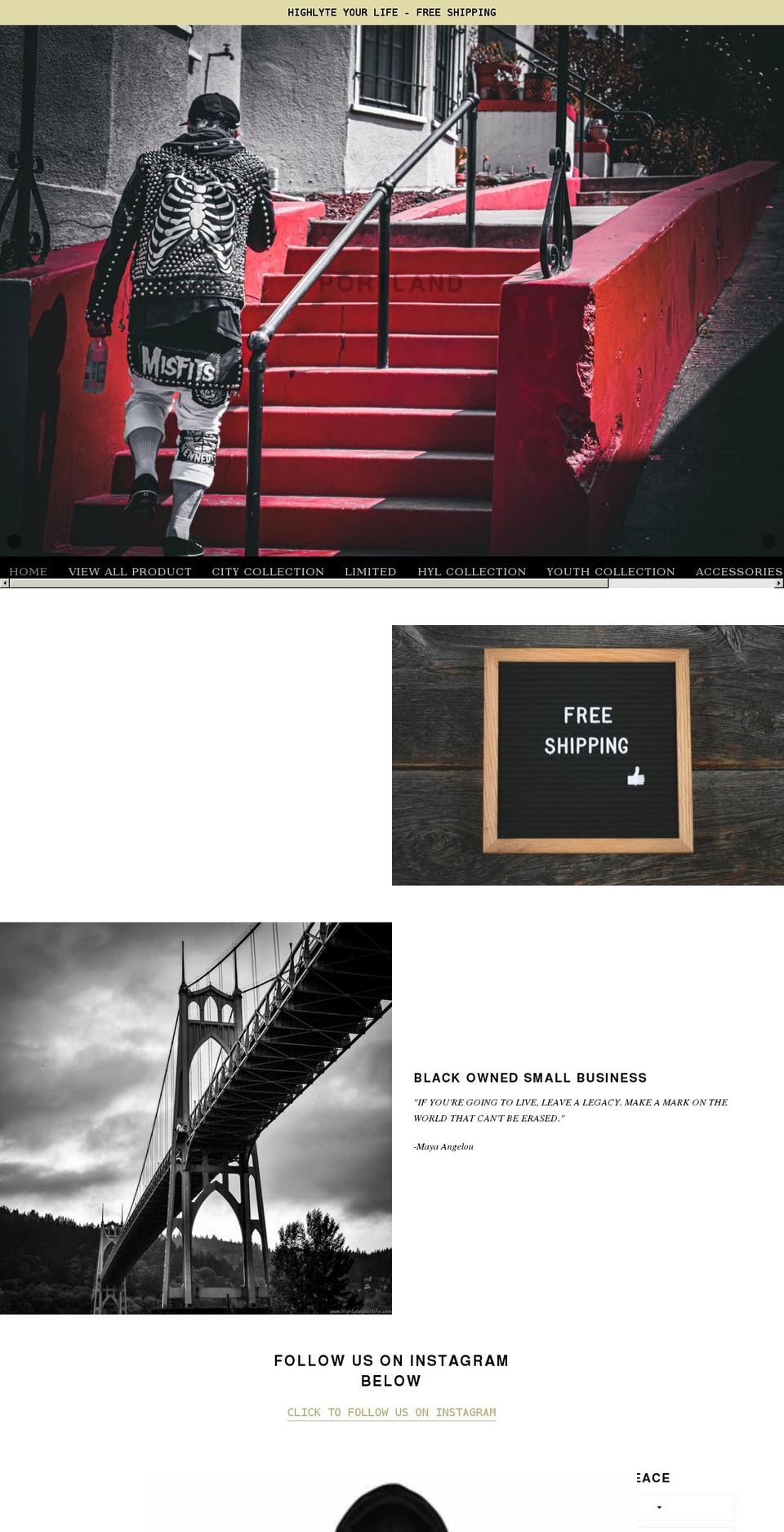 highlyteyourlife.com shopify website screenshot