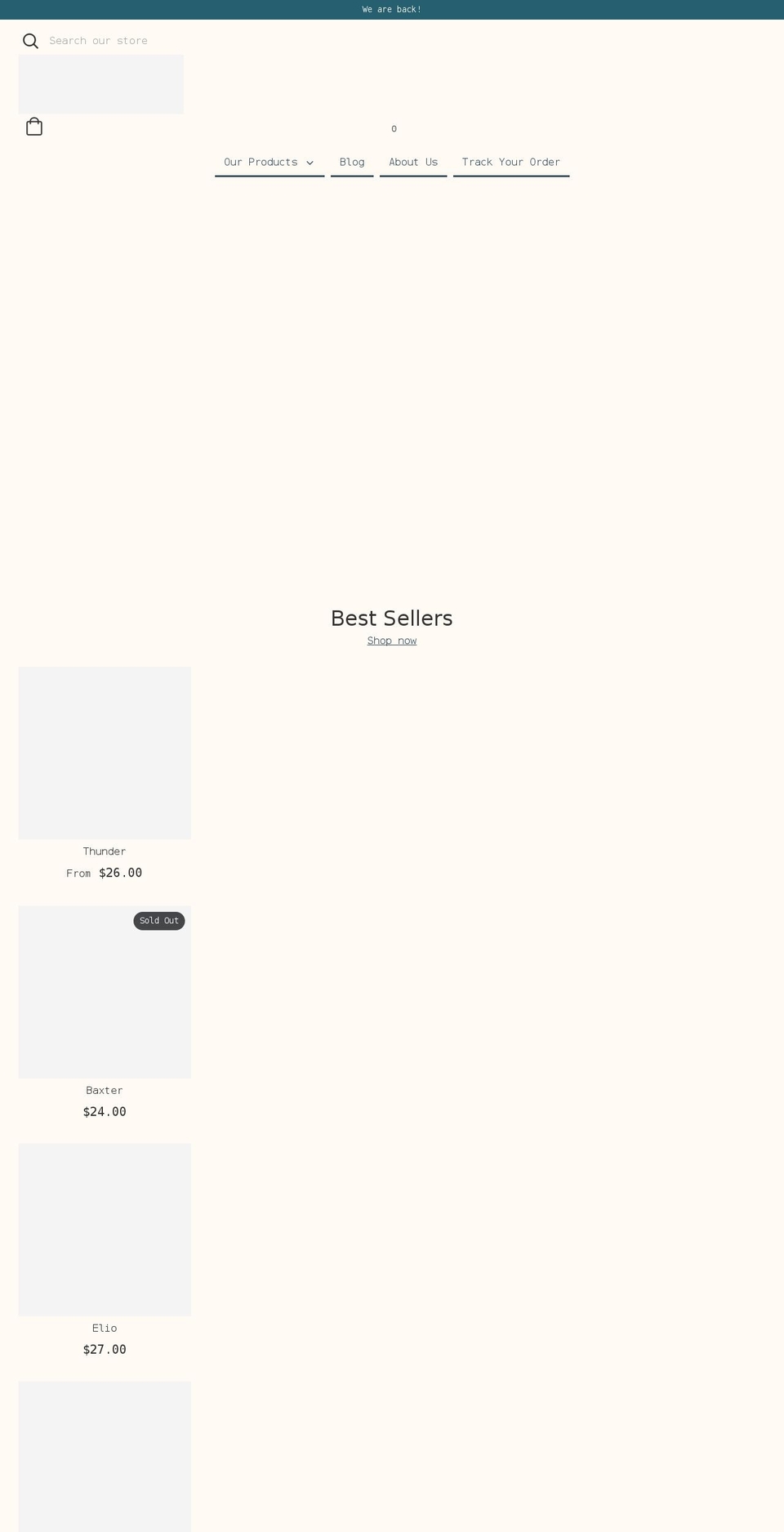 highonpaws.com — Shopify storefront screenshot