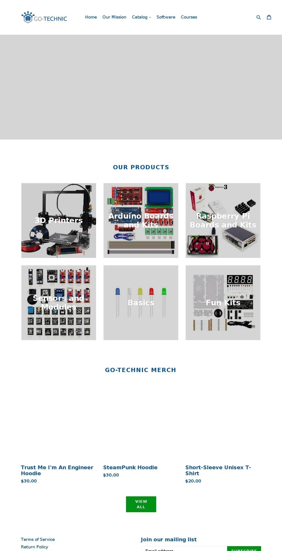 highschooltechs.com — Shopify storefront screenshot